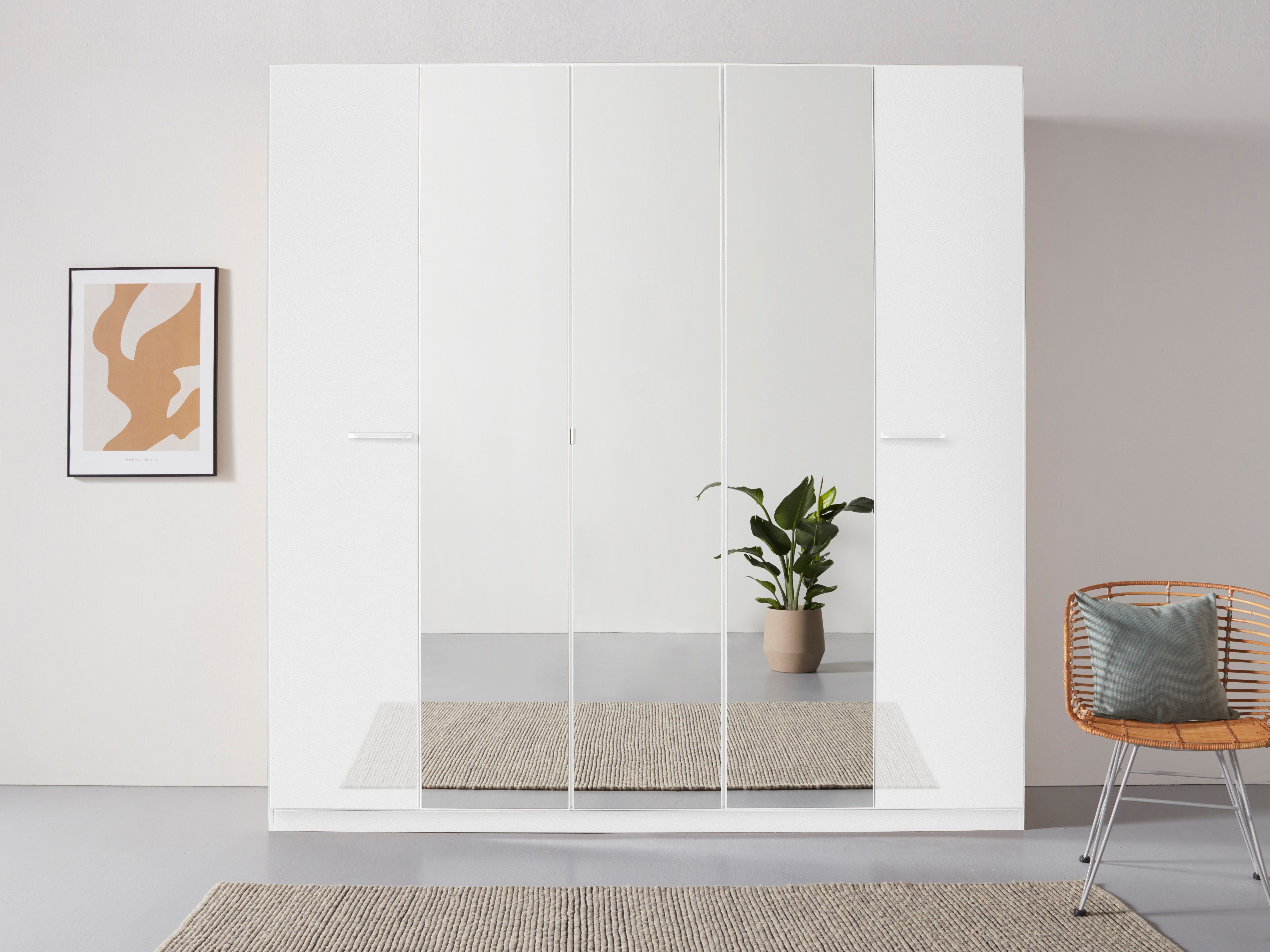 rauch Draaideurkast Kledingkast kast garderobe TOPSELLER OTELI incl. binnenindeling met 3 binnenlades extra planken optioneel met spiegel made in germany