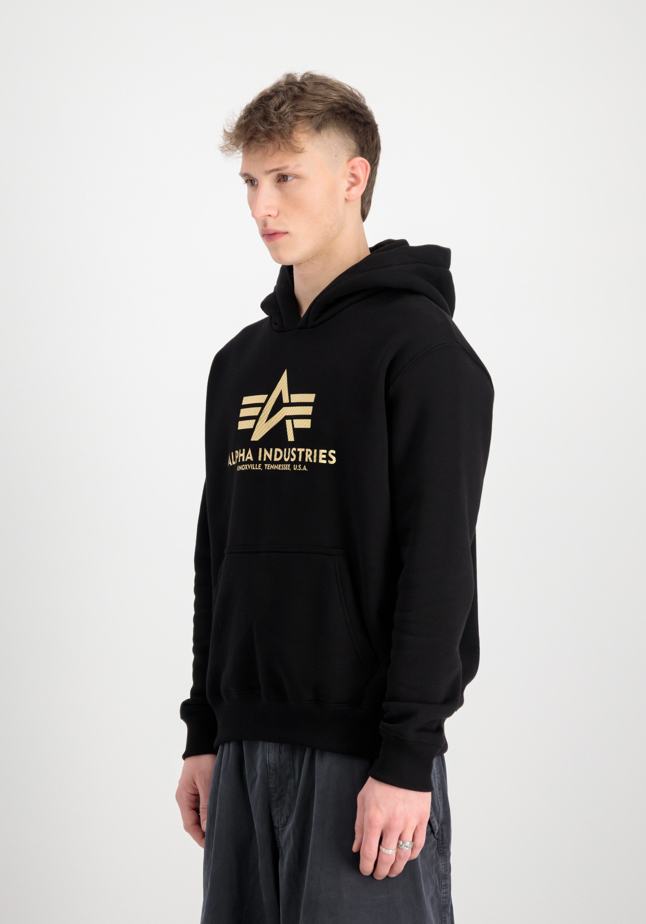 Alpha Industries Hoodie Alpha Industries Men - Hoodies Basic Hoodie Carbon