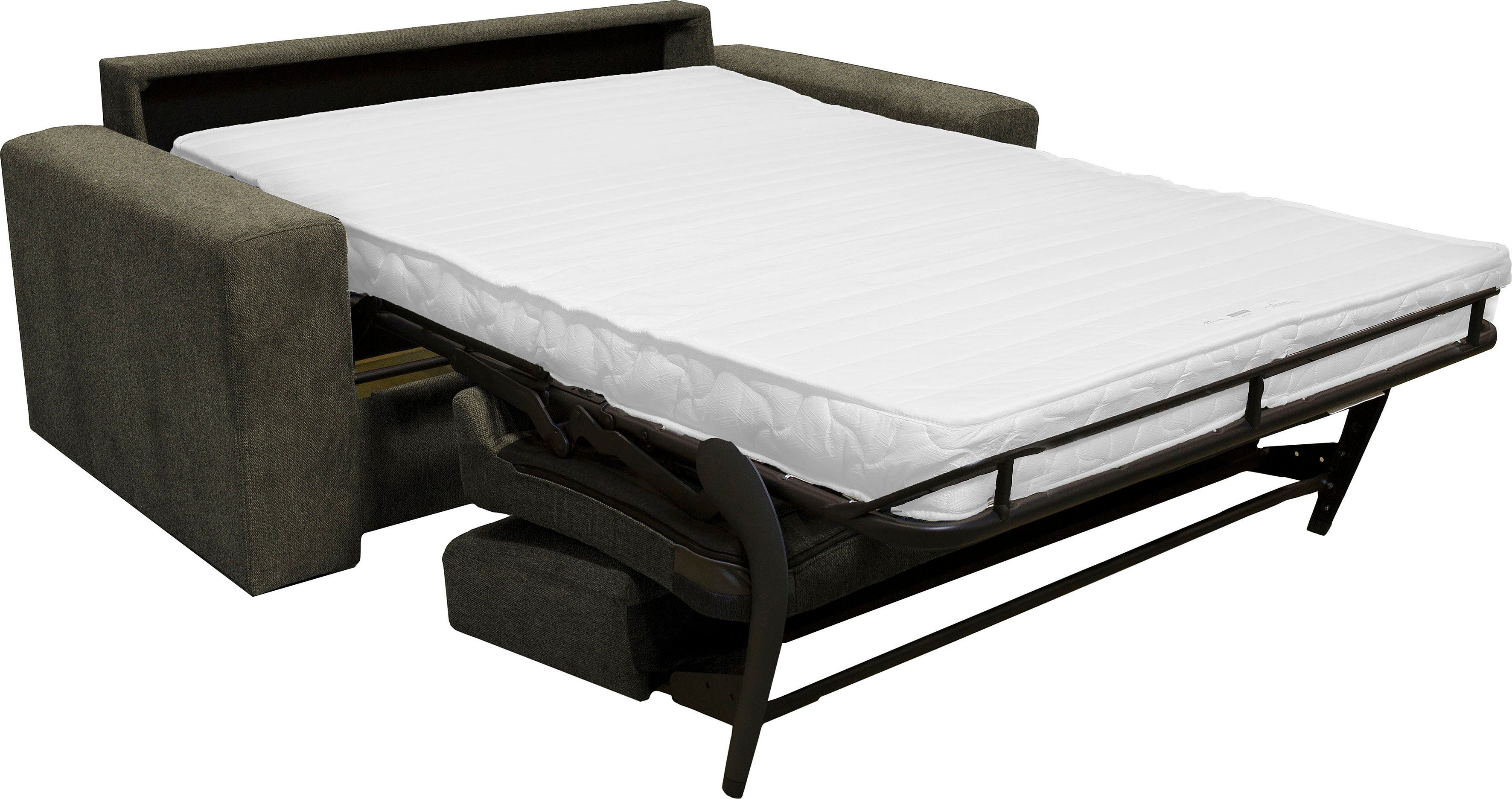 Home affaire 2-zitsbank Roma matras hoogte 14 cm Bedfunctie, met vering, Afmeting liggend ca. 123x198 cm
