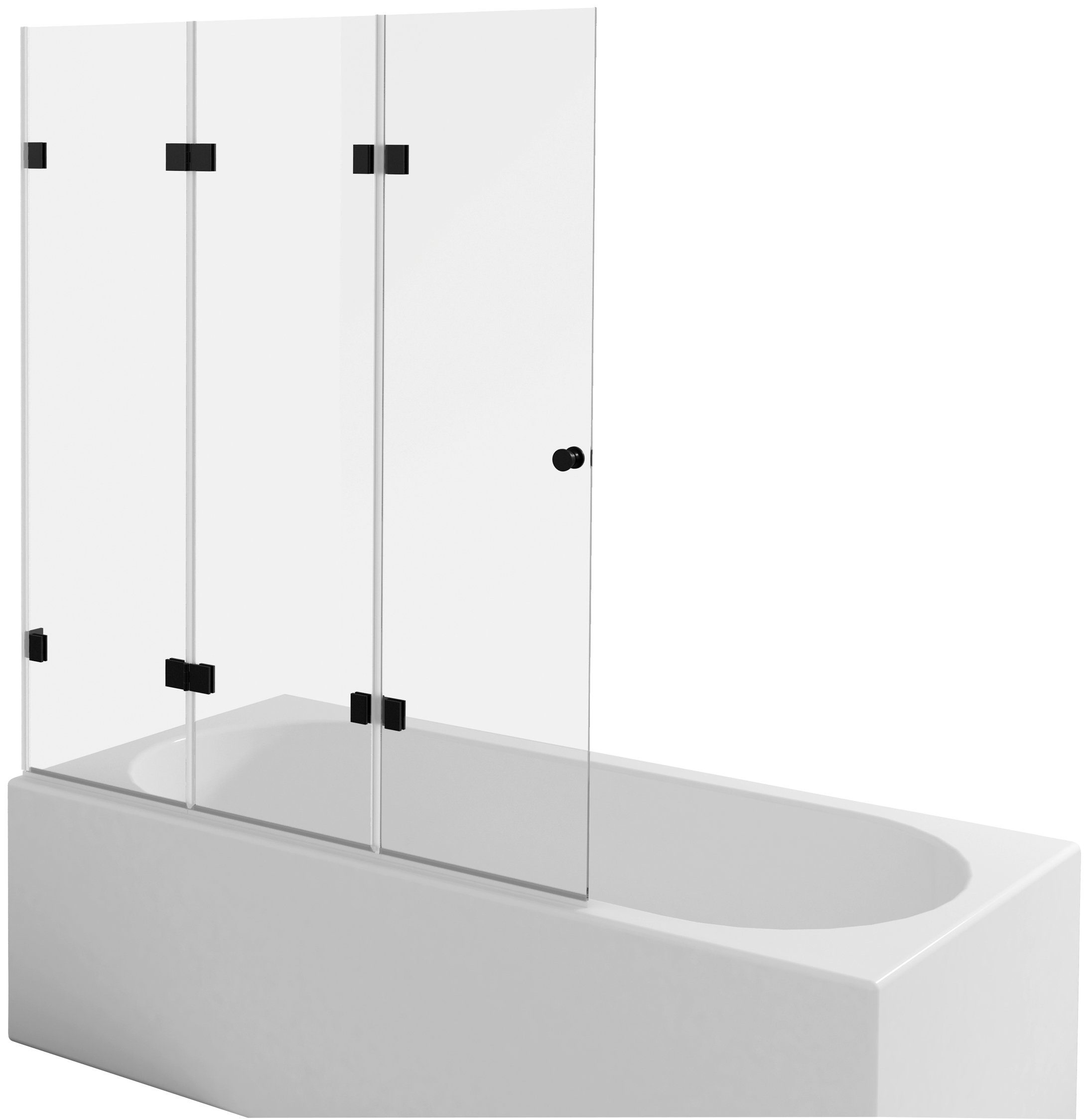 Marwell Badscherm Gallery Breedte: 80 cm, 100 cm x 3 cm (1-delig)