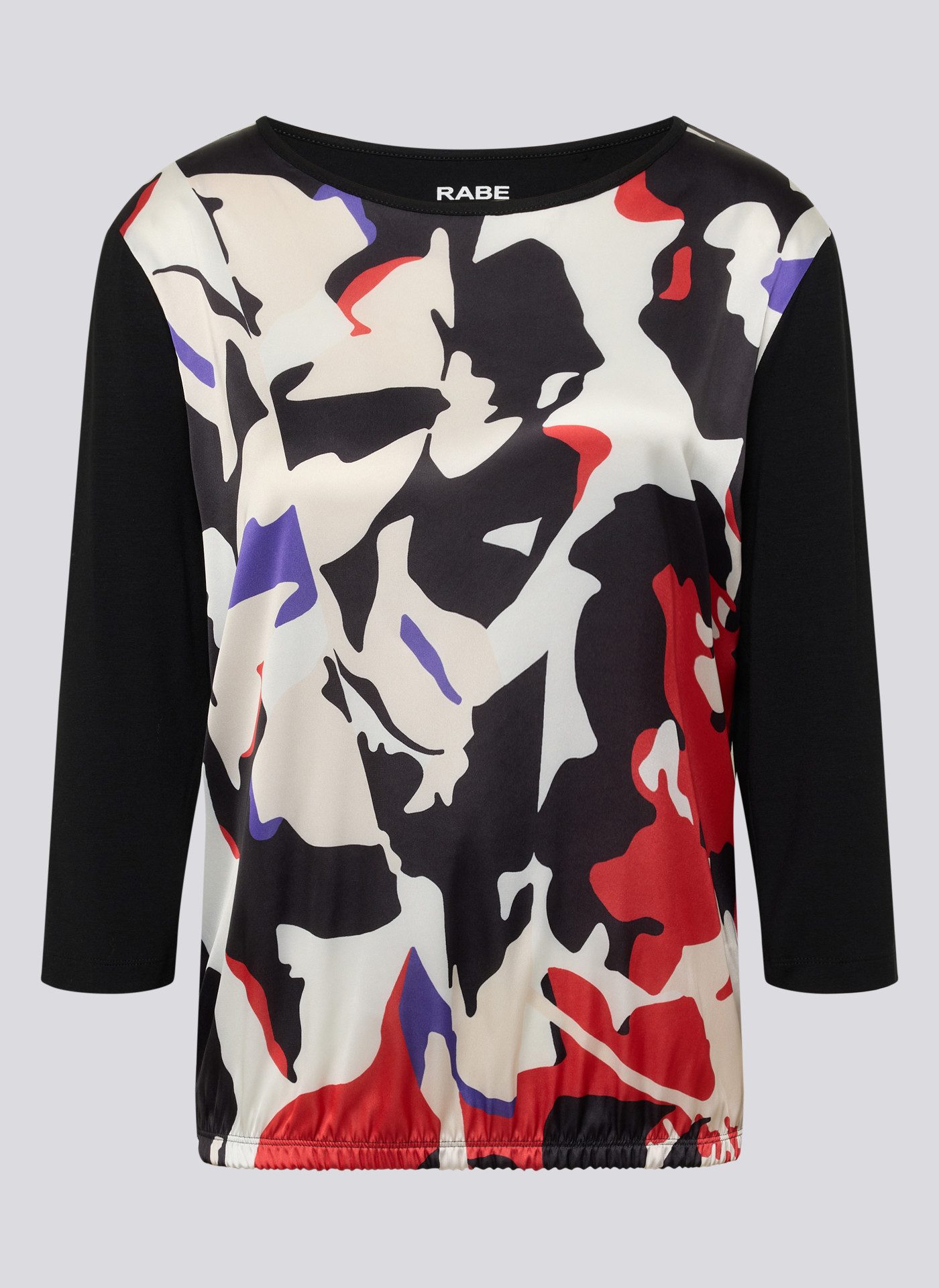 Rabe Shirt met 3/4 mouwen met frontprint