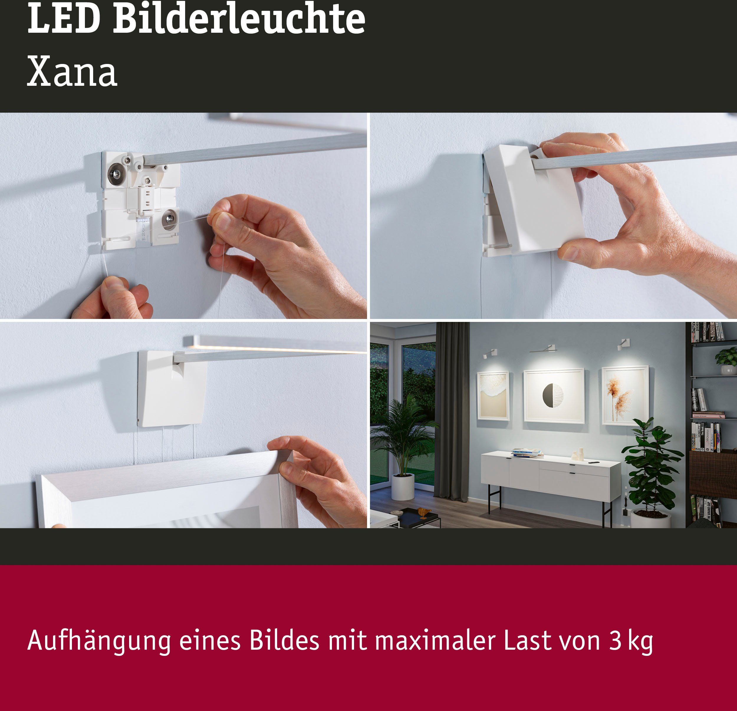 Paulmann Led-schilderijlampje Xana dimbaar (1 stuk)