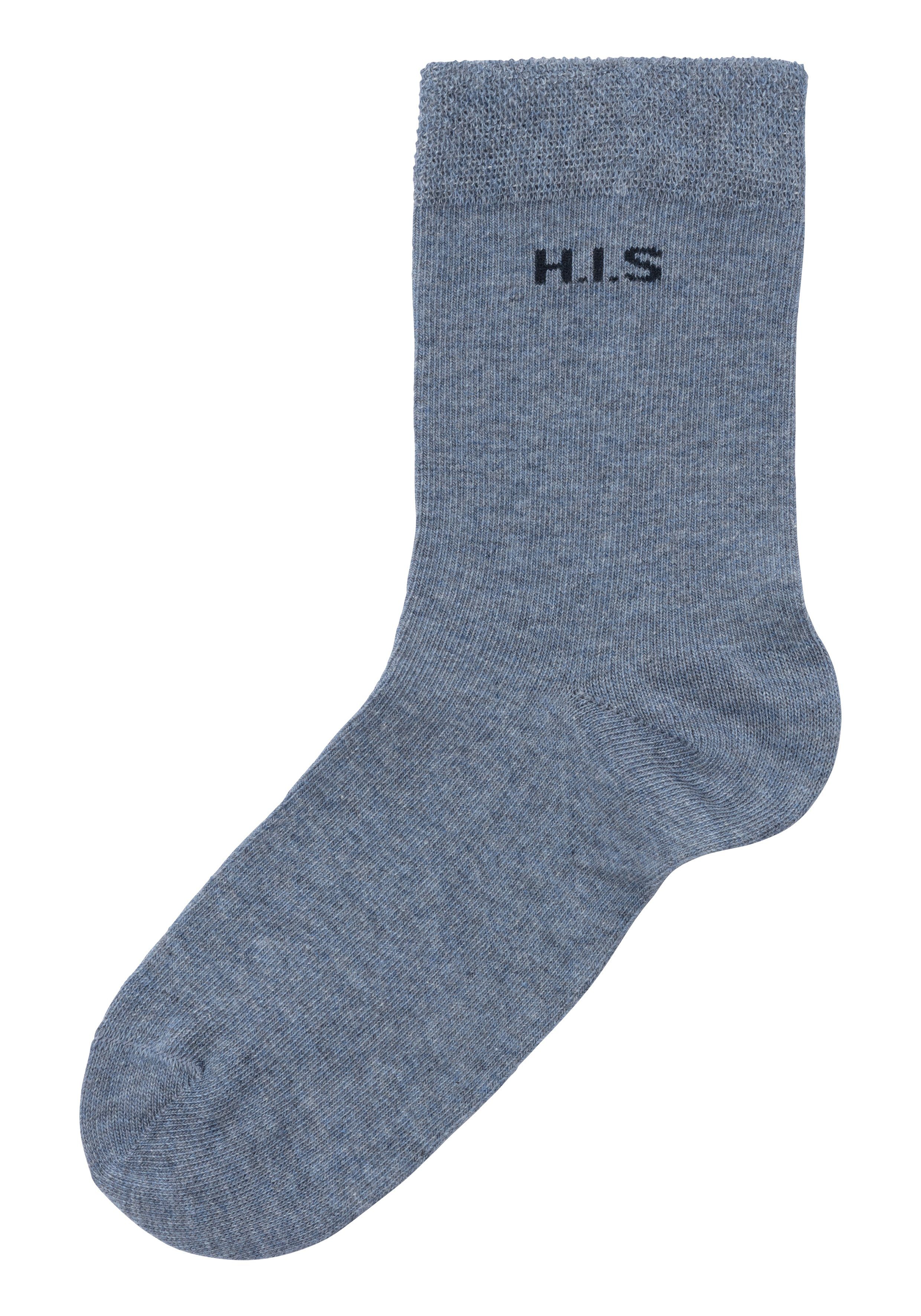 H.I.S Sokken zonder snijdende boord (set, 4 paar)
