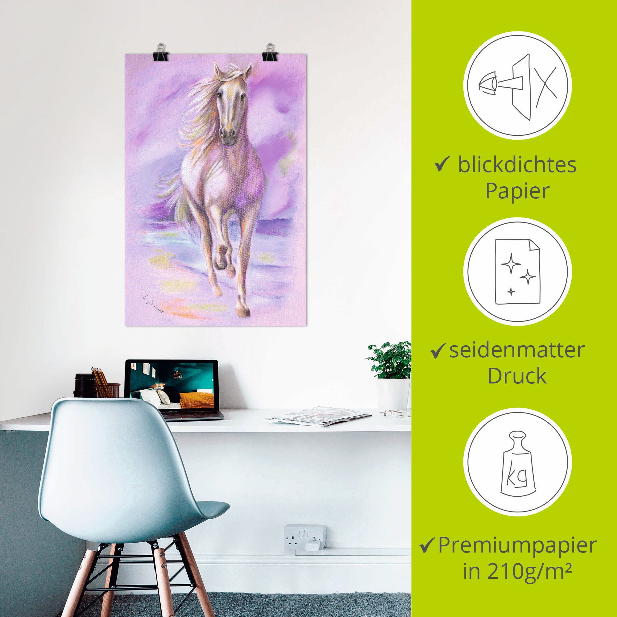 Artland Artprint Droompaard als artprint op linnen, poster in verschillende formaten maten