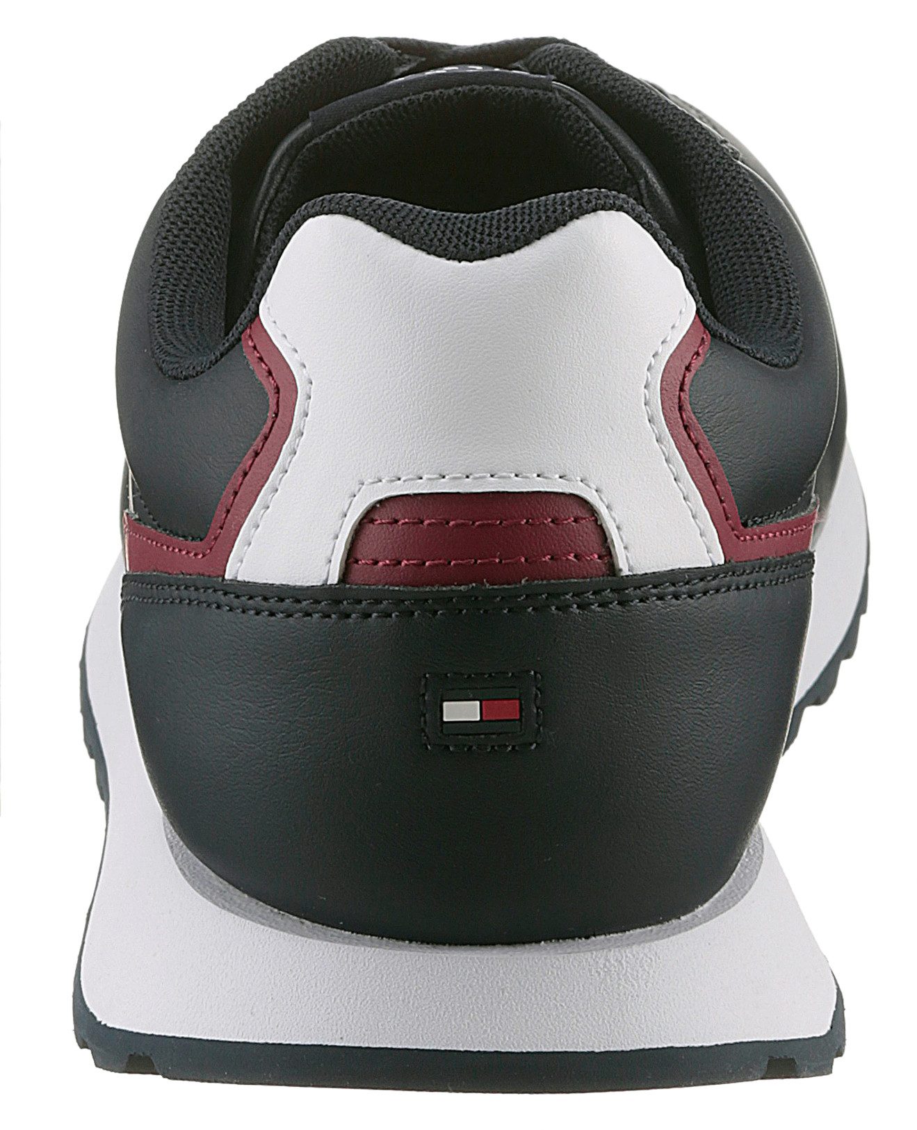 Tommy Hilfiger Sneakers NEW RUNNER EVA MIX LTH FLAG , vrijetijdsschoen, lage schoen, veterschoen met logo-opdruk