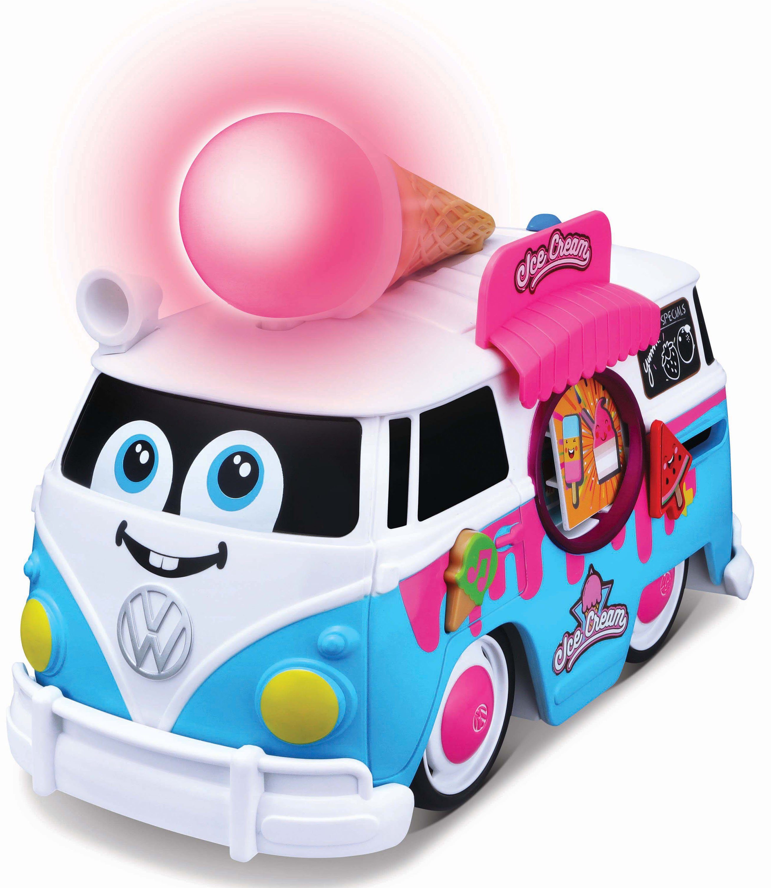 moeilijk tevreden te krijgen esthetisch Peuter bbJunior Speelgoed-bus VW Magic Ice Cream Bus met licht- en geluidseffecten  vind je bij | OTTO