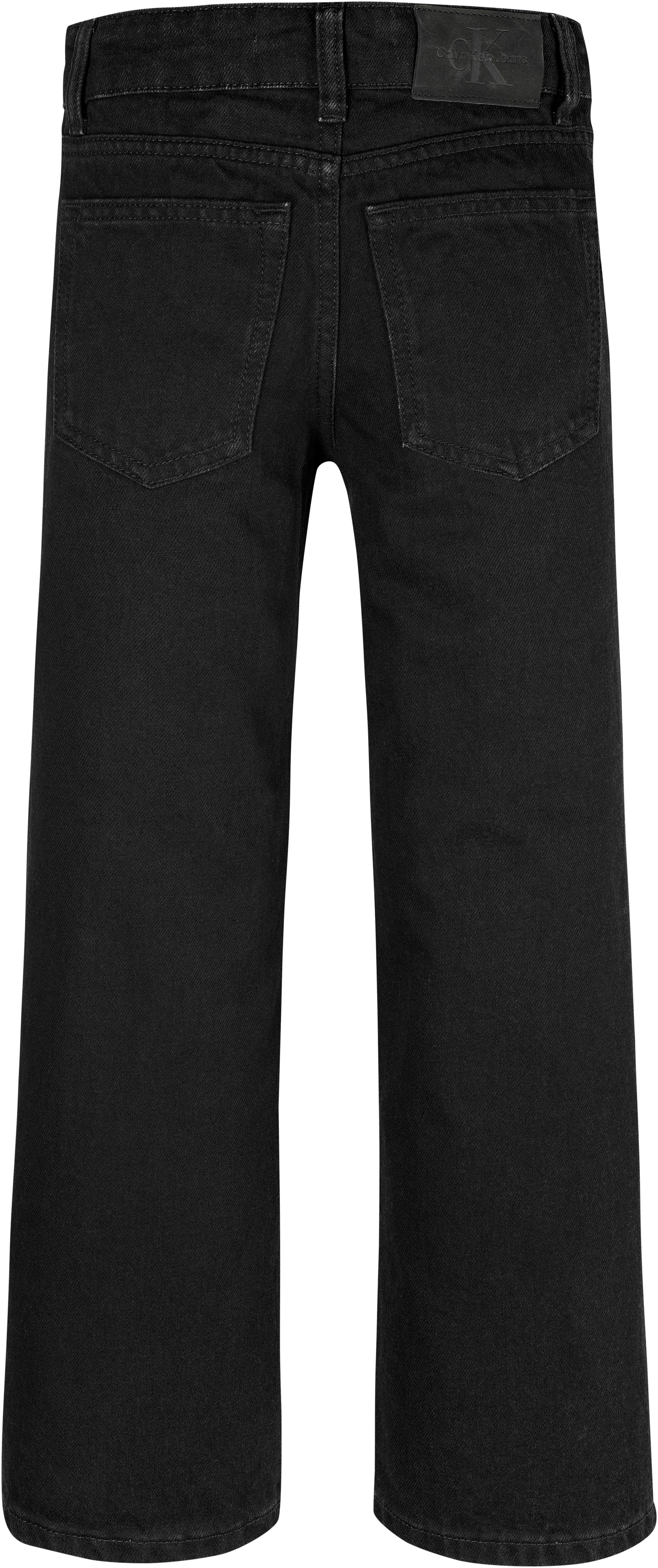 Calvin Klein Straight jeans Skater Clean Black Rgd voor kinderen tot 16 jaar en in 5-pocket stijl