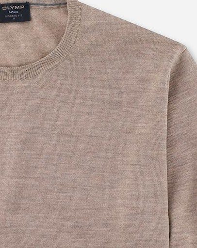 OLYMP Trui met ronde hals OLYMP brei casual moderne gebreide trui