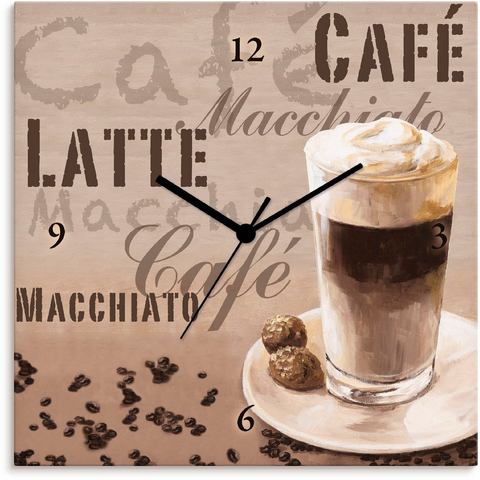 Artland wandklok Kaffee Latte Macchiato