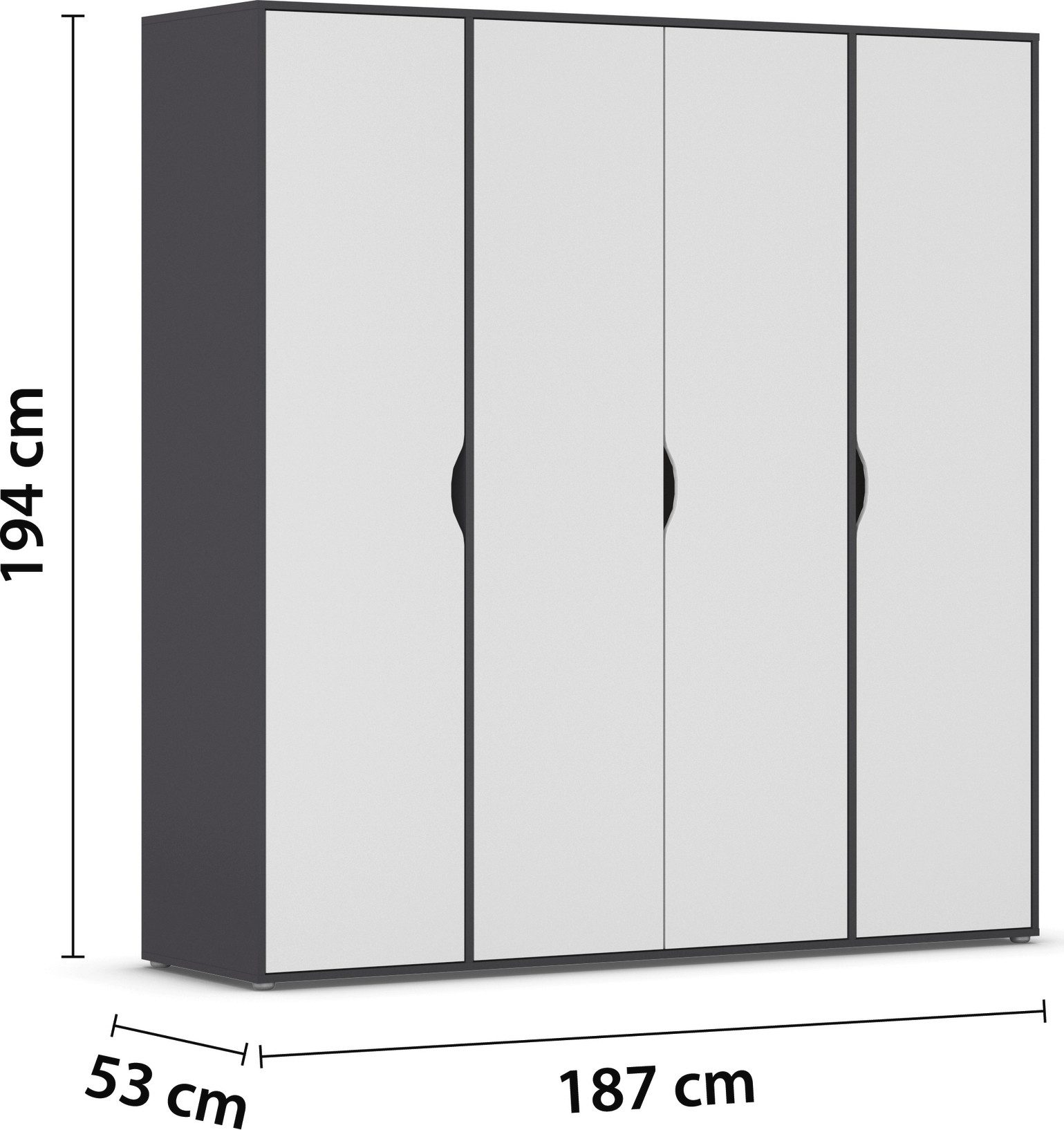 rauch Draaideurkast Kledingkast Kast Garderobe Wasmand NARAI veel Opbergruimte Greefaansluitingen voor een greeploze look TOPSELLER MADE IN GERMANY