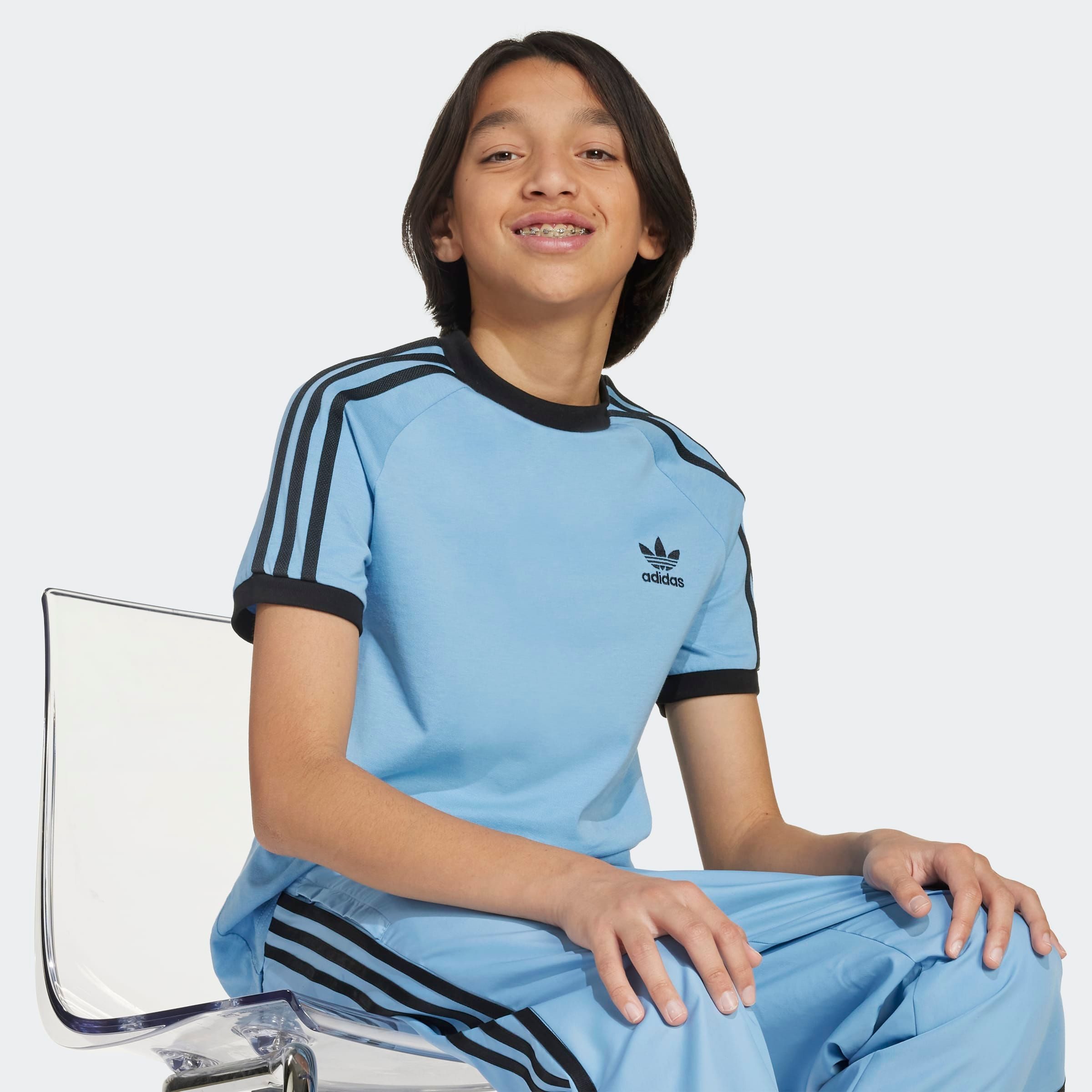 adidas Originals T-shirt 3 STRIPE TEE drie-strepen shirt voor kinderen