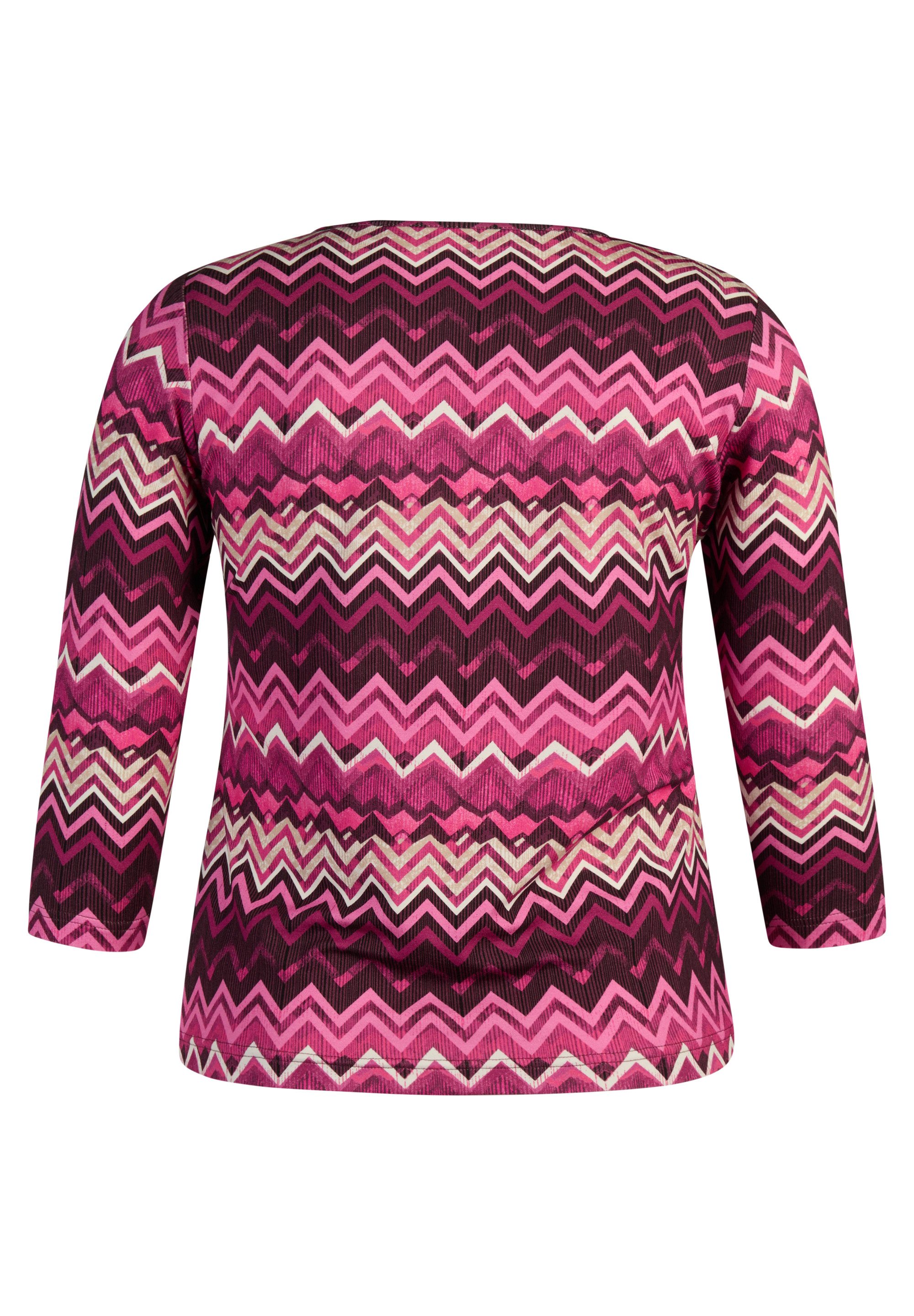 Rabe Shirt met 3/4 mouwen met grafisch patroon