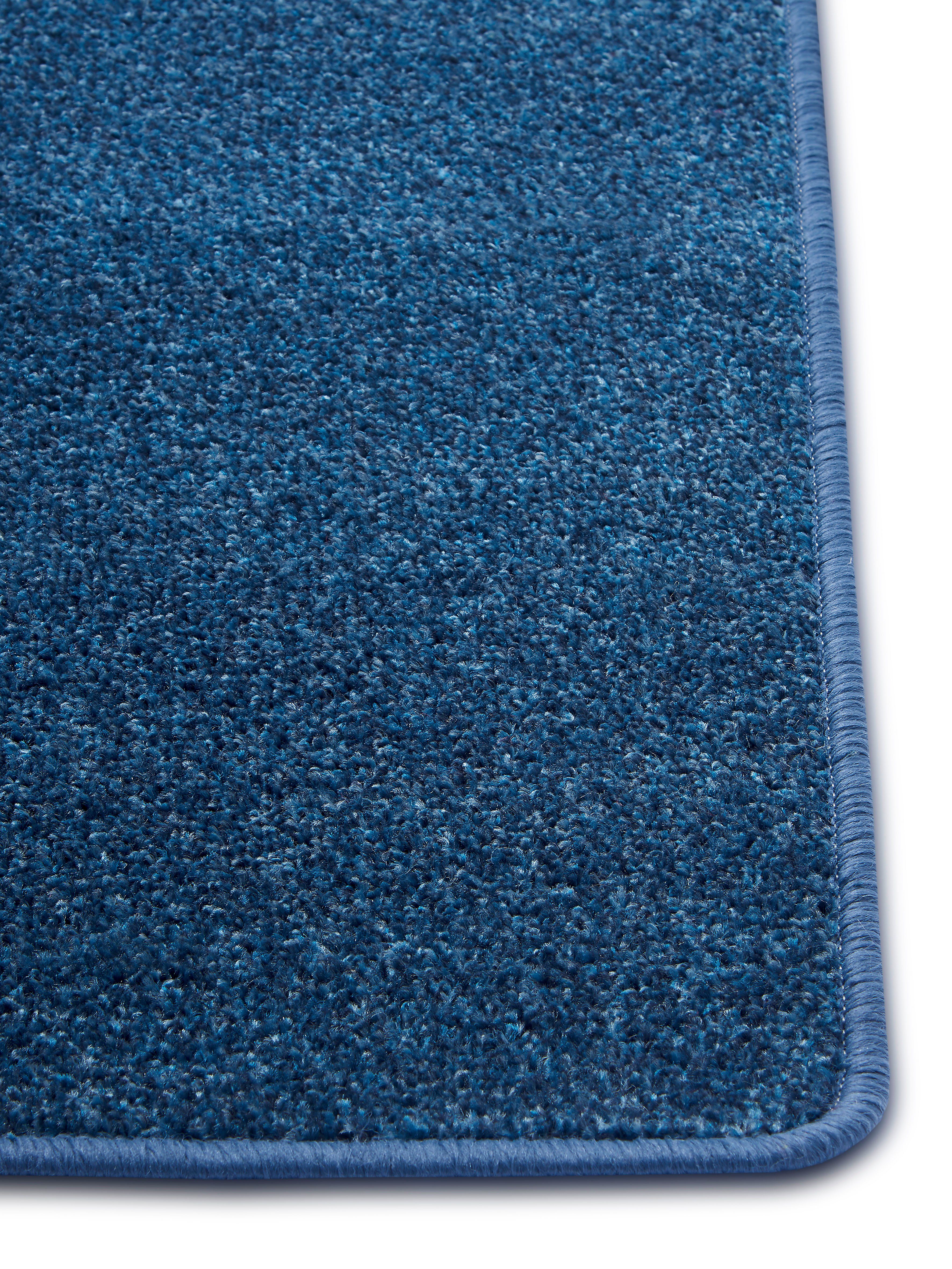 Hanse Home Exclusiv Loper Liberty Uni-gemêleerd, duurzaam, sterke kleuren, rondom gekleurde afwerking