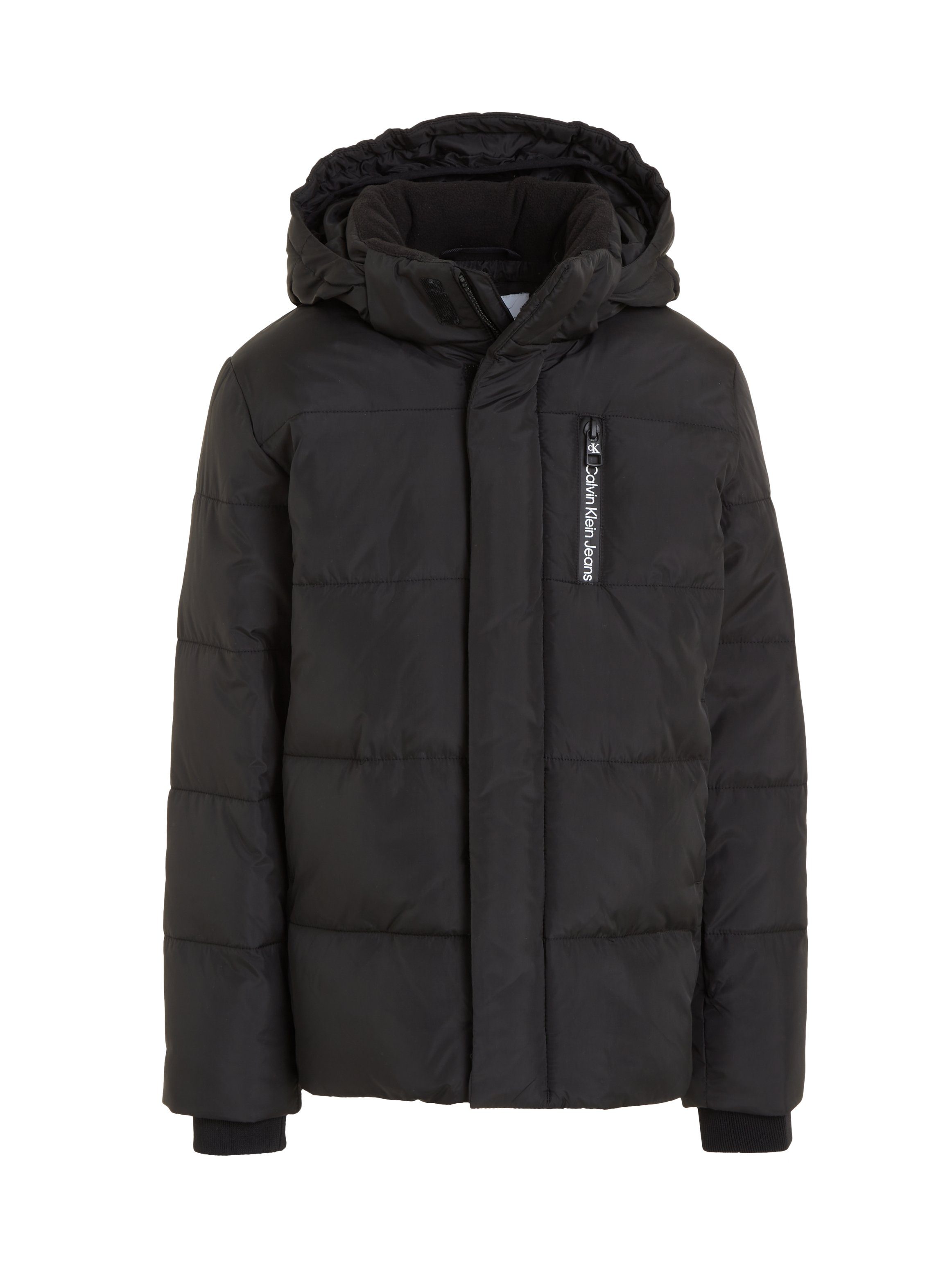 Calvin Klein Winterjack ESSENTIAL PUFFER JACKET voor kinderen tot 16 jaar en calvin klein merklabel