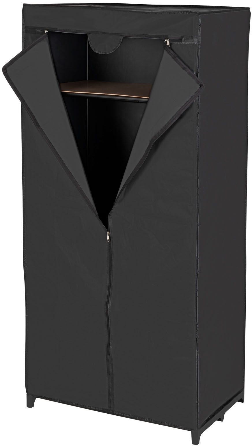 WENKO Stofkast Modell Deep Black Afmeting (b x h x d): 75 x 160 x 50 cm