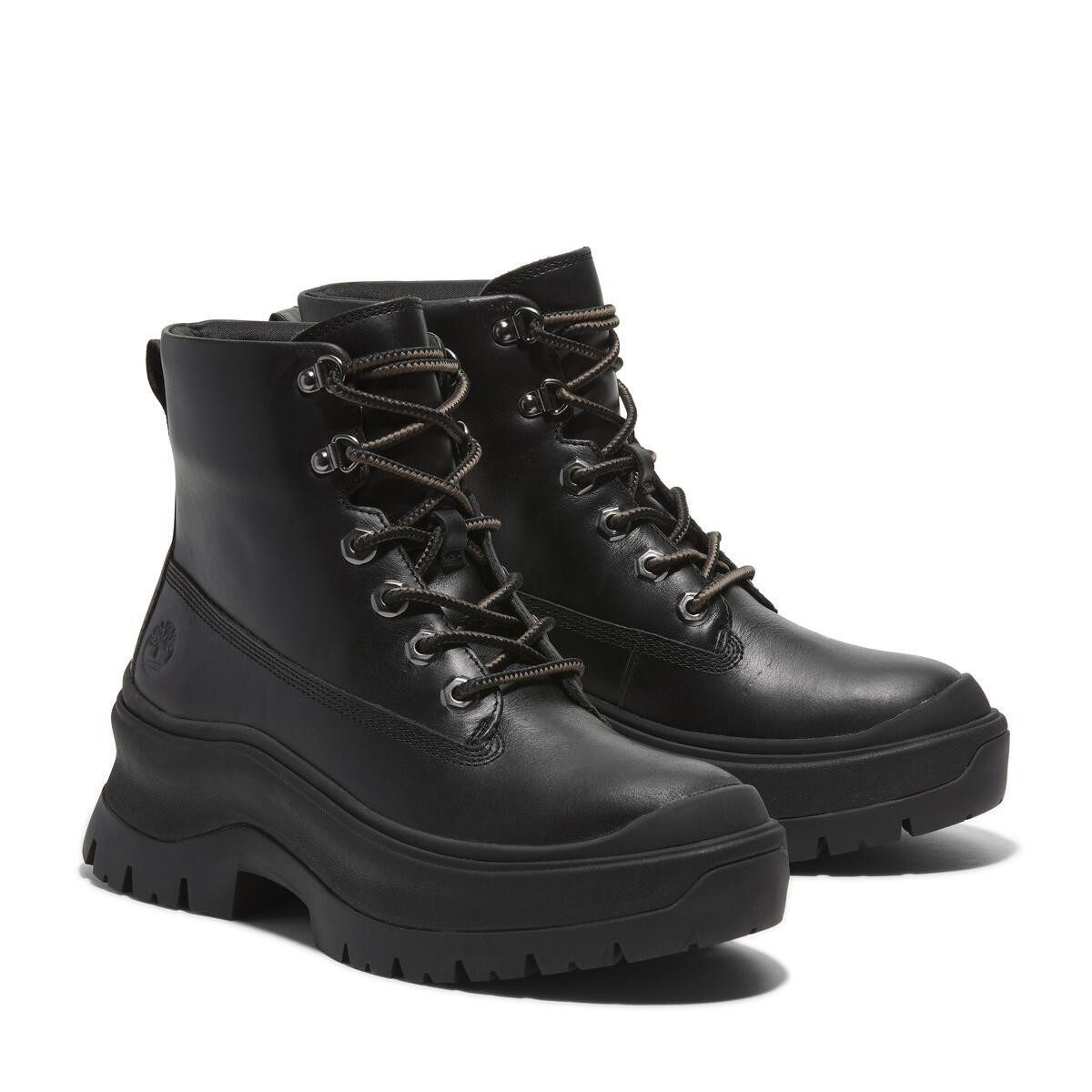 Timberland Veterlaarsjes ROXIE LANE MID LACE UP BOOT Winterschoenen, winterlaarzen, veterschoenen, winterlaarzen dames veterlaarsjes maat 39,5 EU