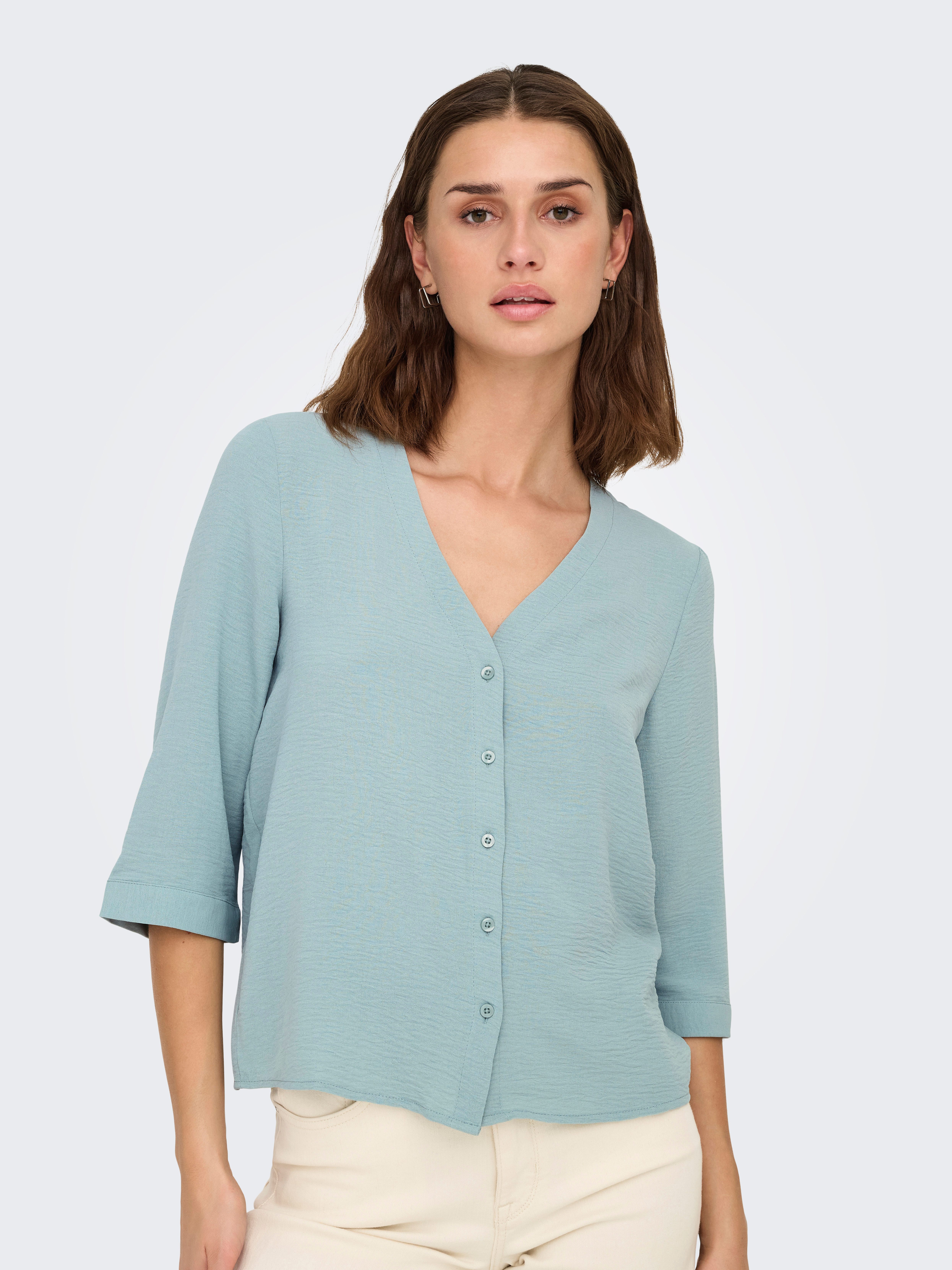 JDY Shirtblouse JDYLION CAPOTE 3/4 SHIRT WVN NOOS