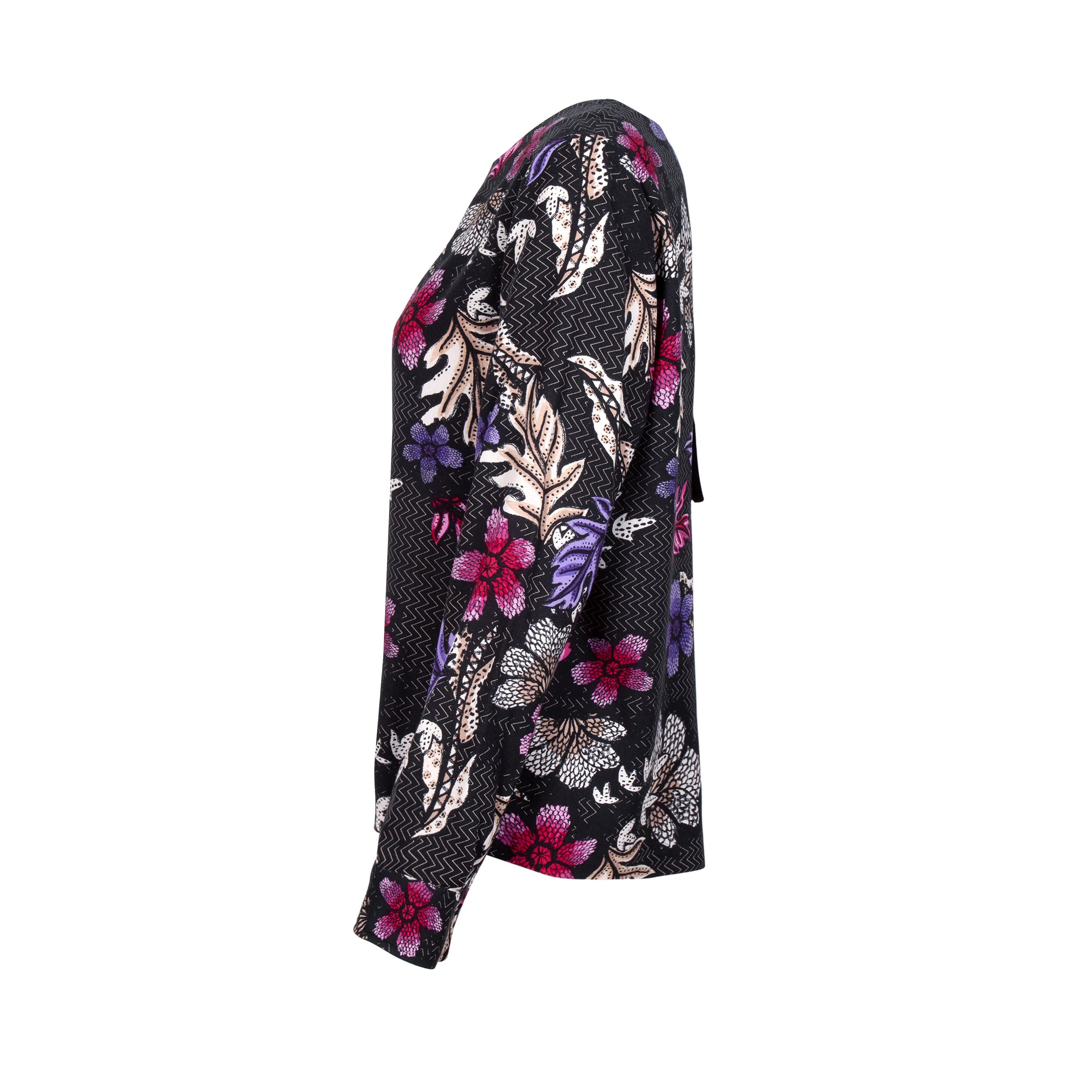Lieblingsstück Blouse zonder sluiting OnellaL met bloemenprint all-over