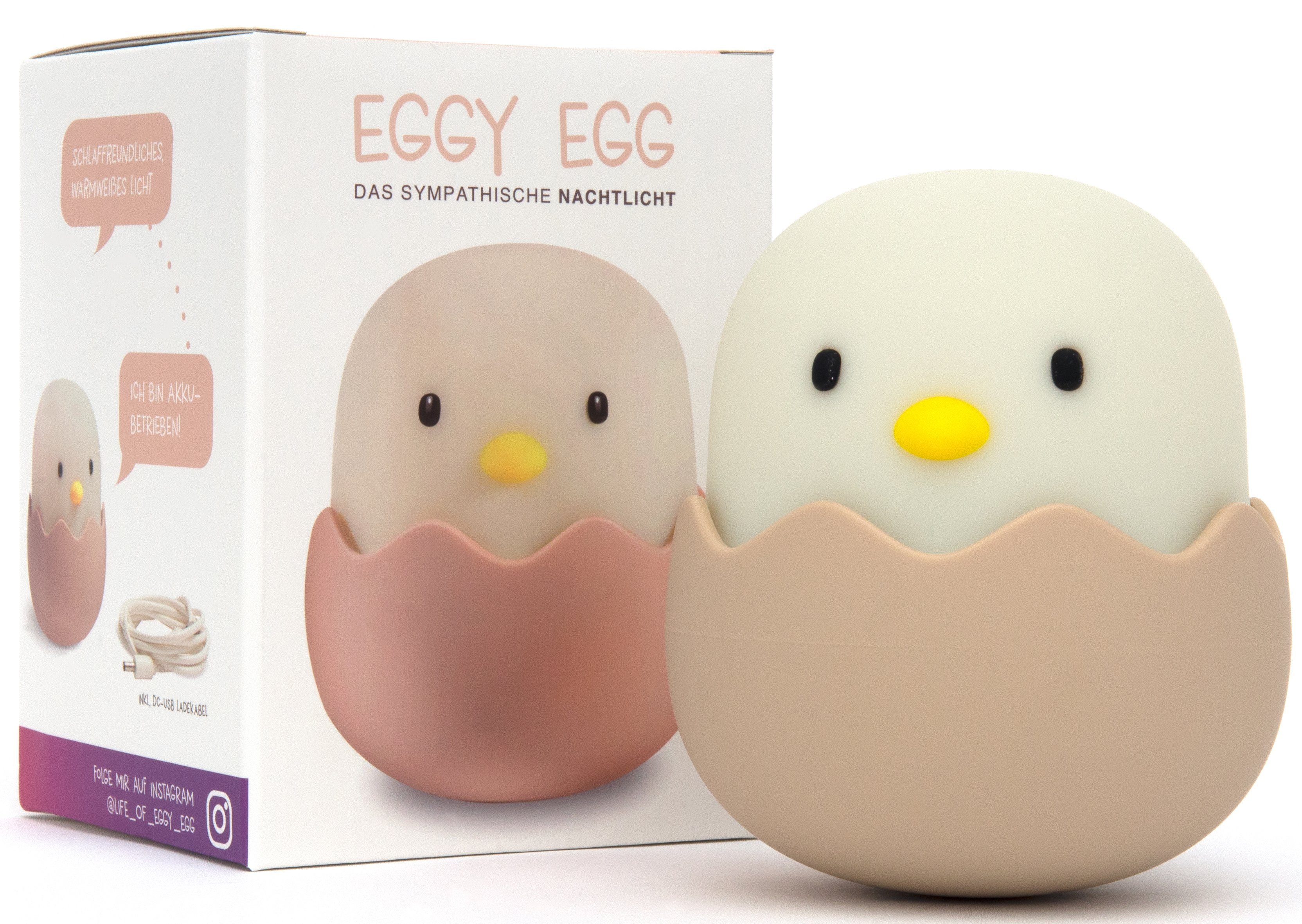 niermann Lednachtlampje Eggy Egg Nachtlicht Eggy Egg (1 stuk)