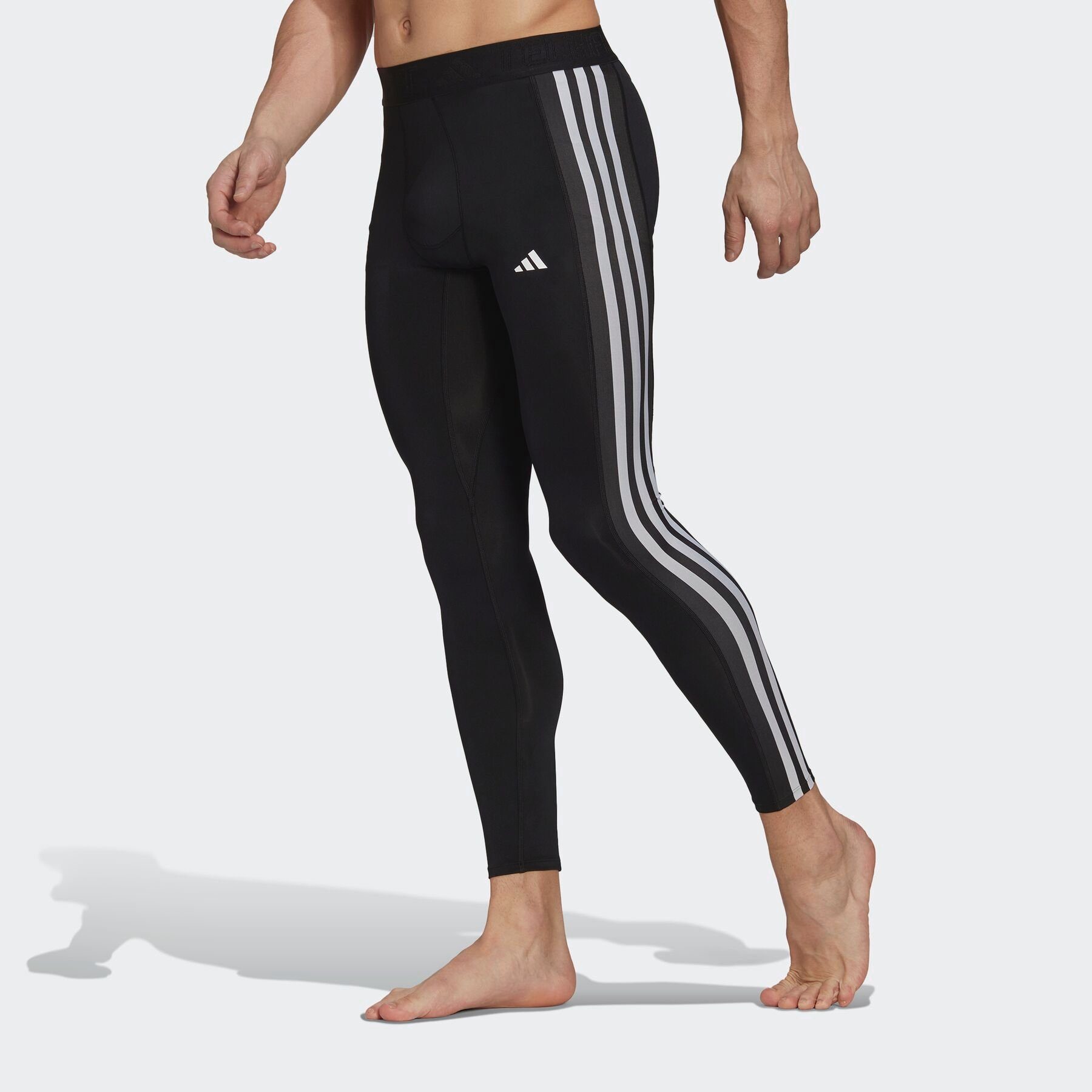 adidas Performance Trainingstights TECHFIT 3STREPEN TRAINING LANGE TIGHT (1-delig)