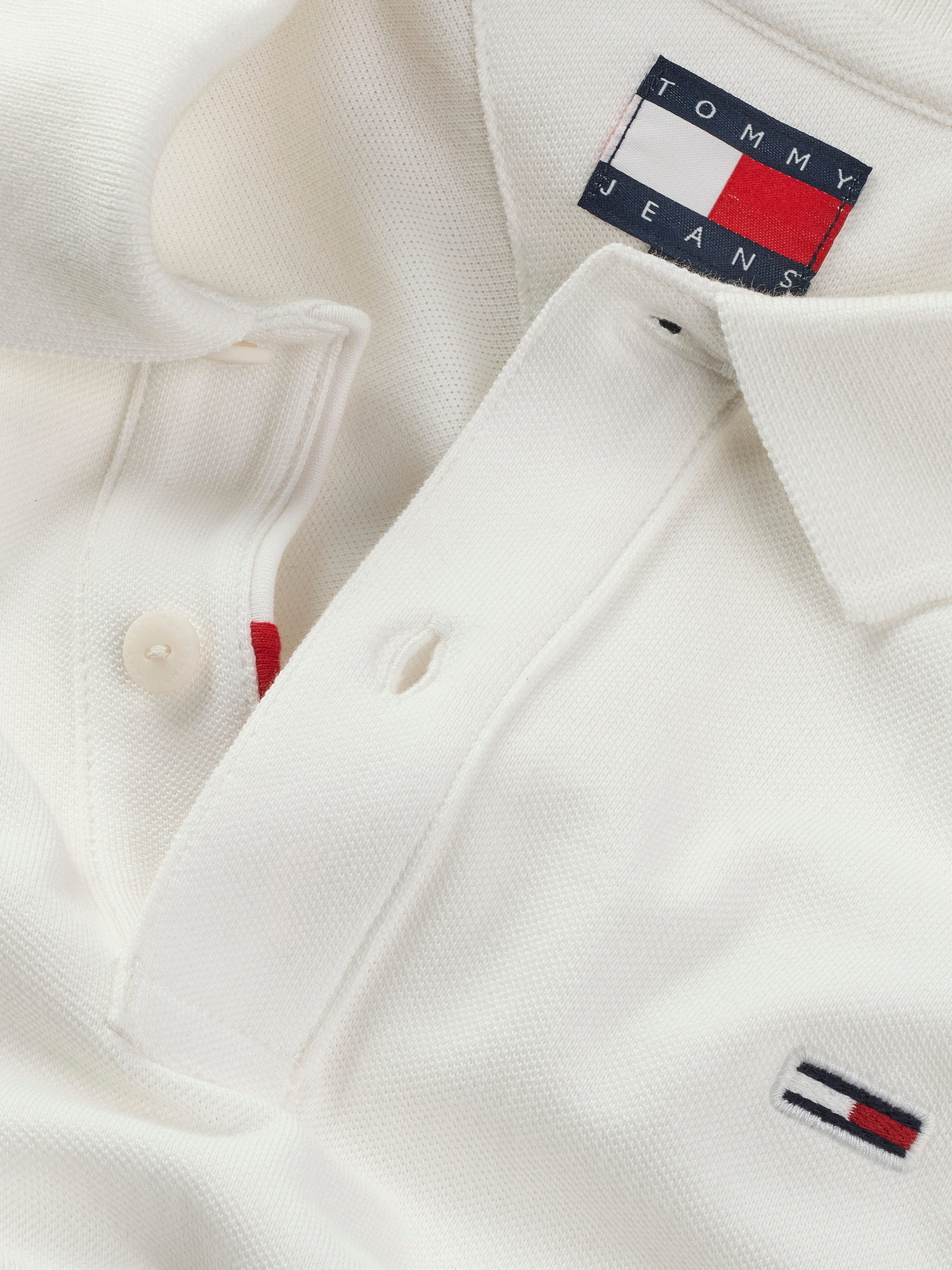 TOMMY JEANS Poloshirt TJM SLIM PLACKET POLO EXT