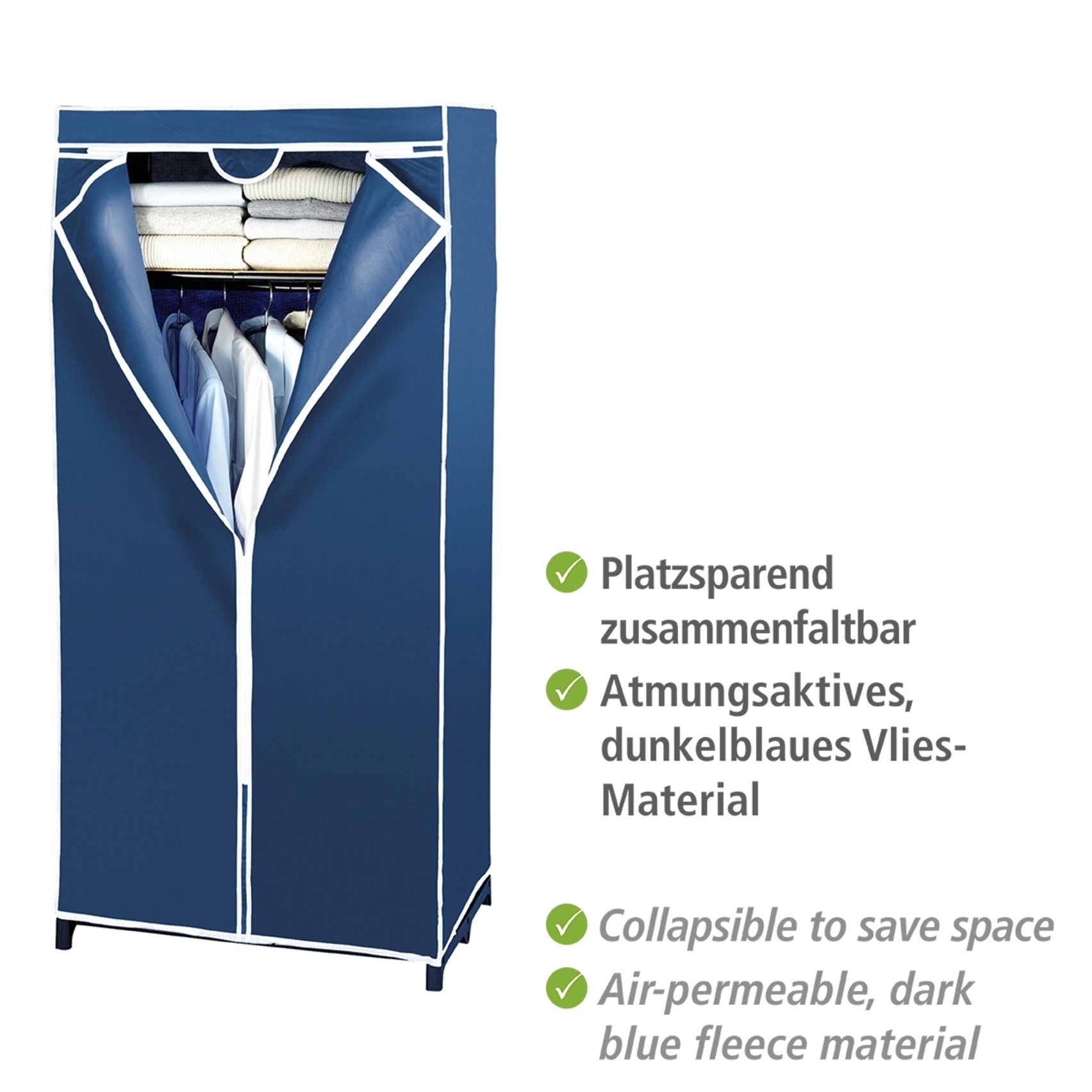 WENKO Stofkast Modell Air Afmeting (b x h x d): 75 x 160 x 50 cm