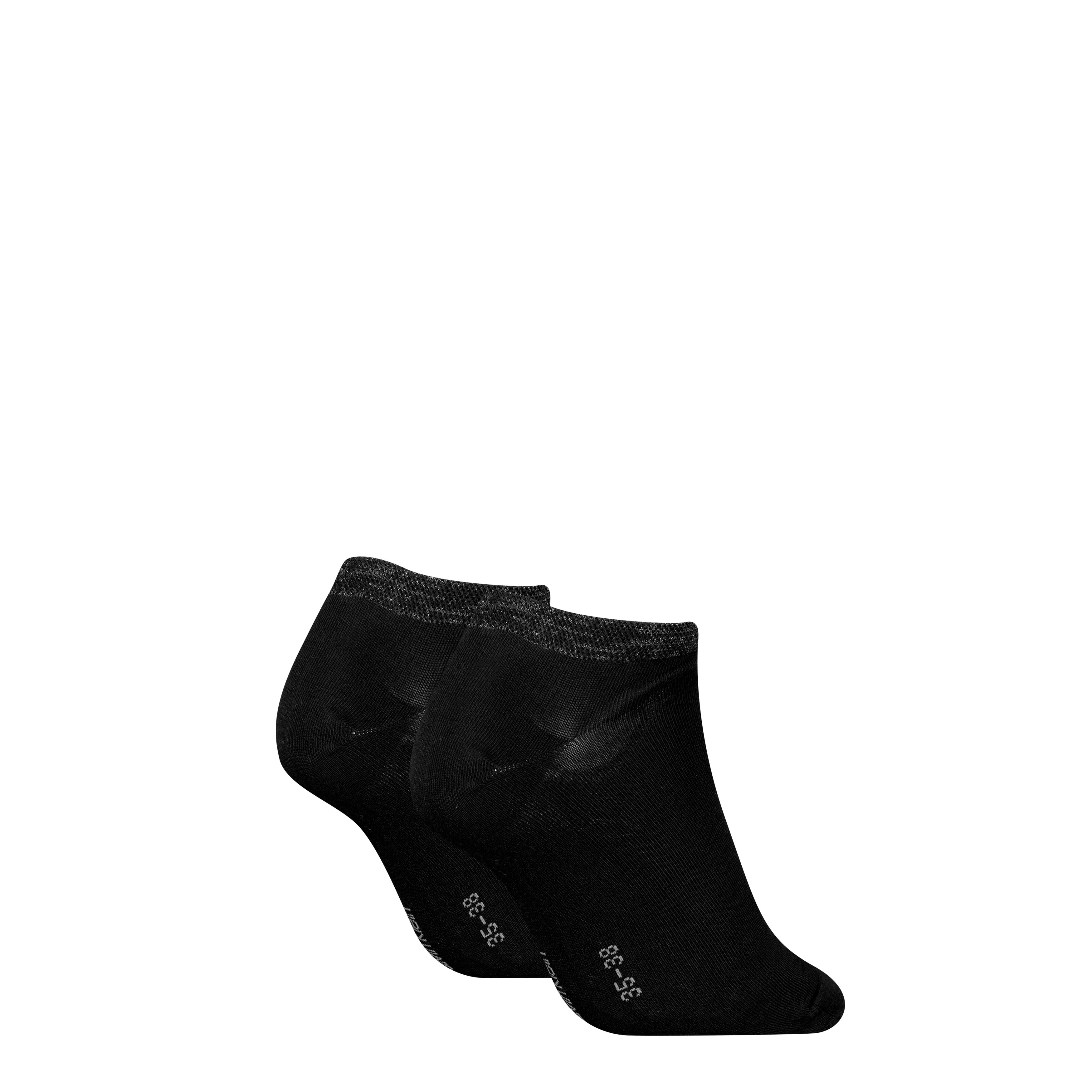 Calvin Klein Jeans Sneakersokken CK WOMEN SNEAKER 2P SHINY LOGO (2 paar)