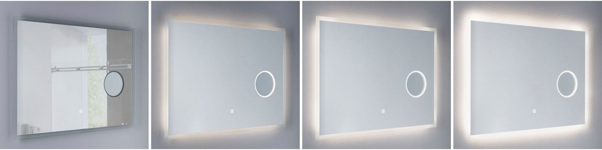 Paulmann Led-spiegellamp LED verlichtingspiegel Mirra IP44 dimbaar spiegel