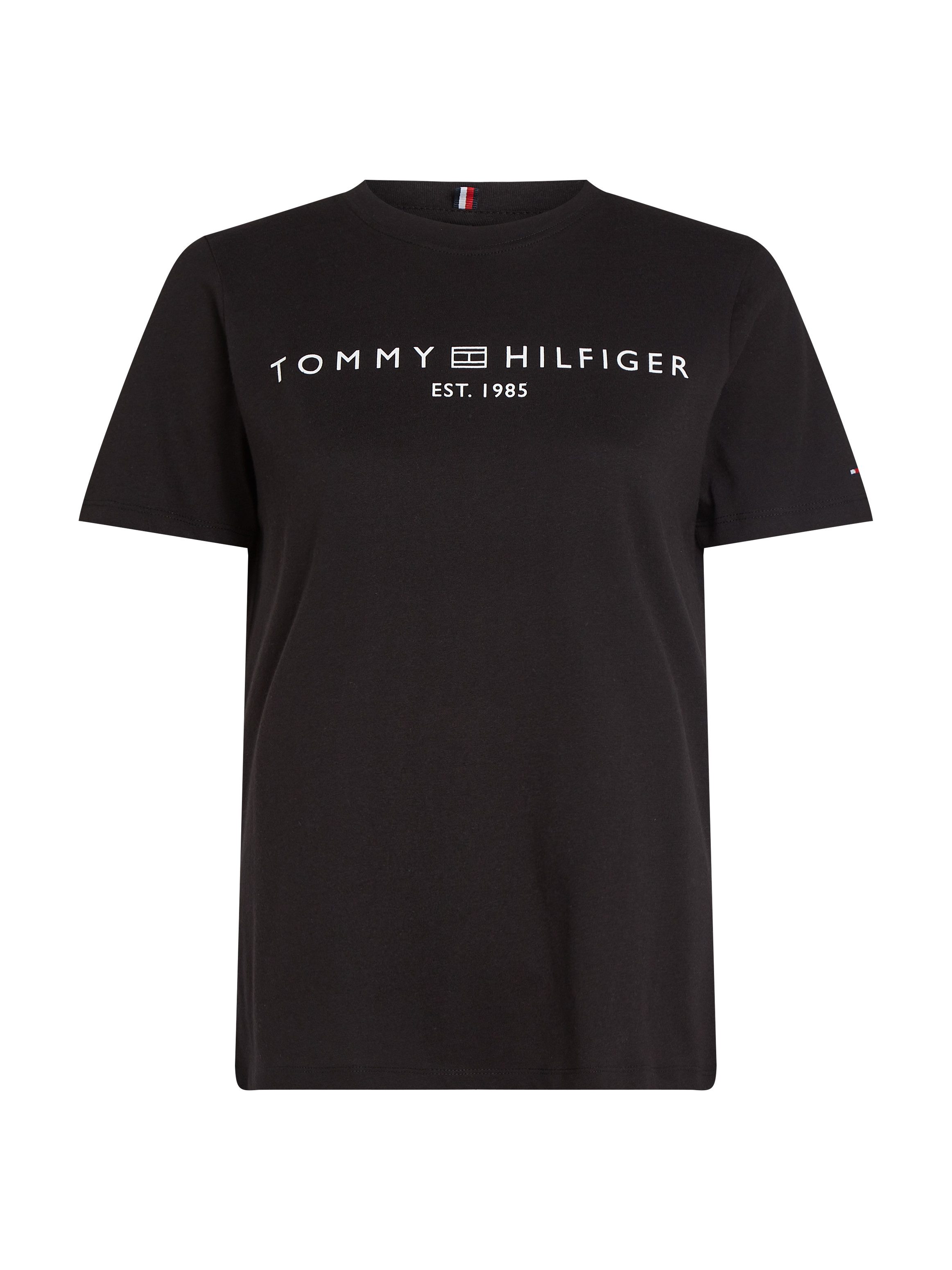 Tommy Hilfiger T-shirt REG CORP LOGO C-NK SS met een logo-opschrift