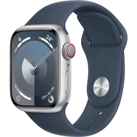 NU 20% KORTING: Apple Smartwatch Watch Series 9 GPS + Cellular 41mm Aluminium Sport Band