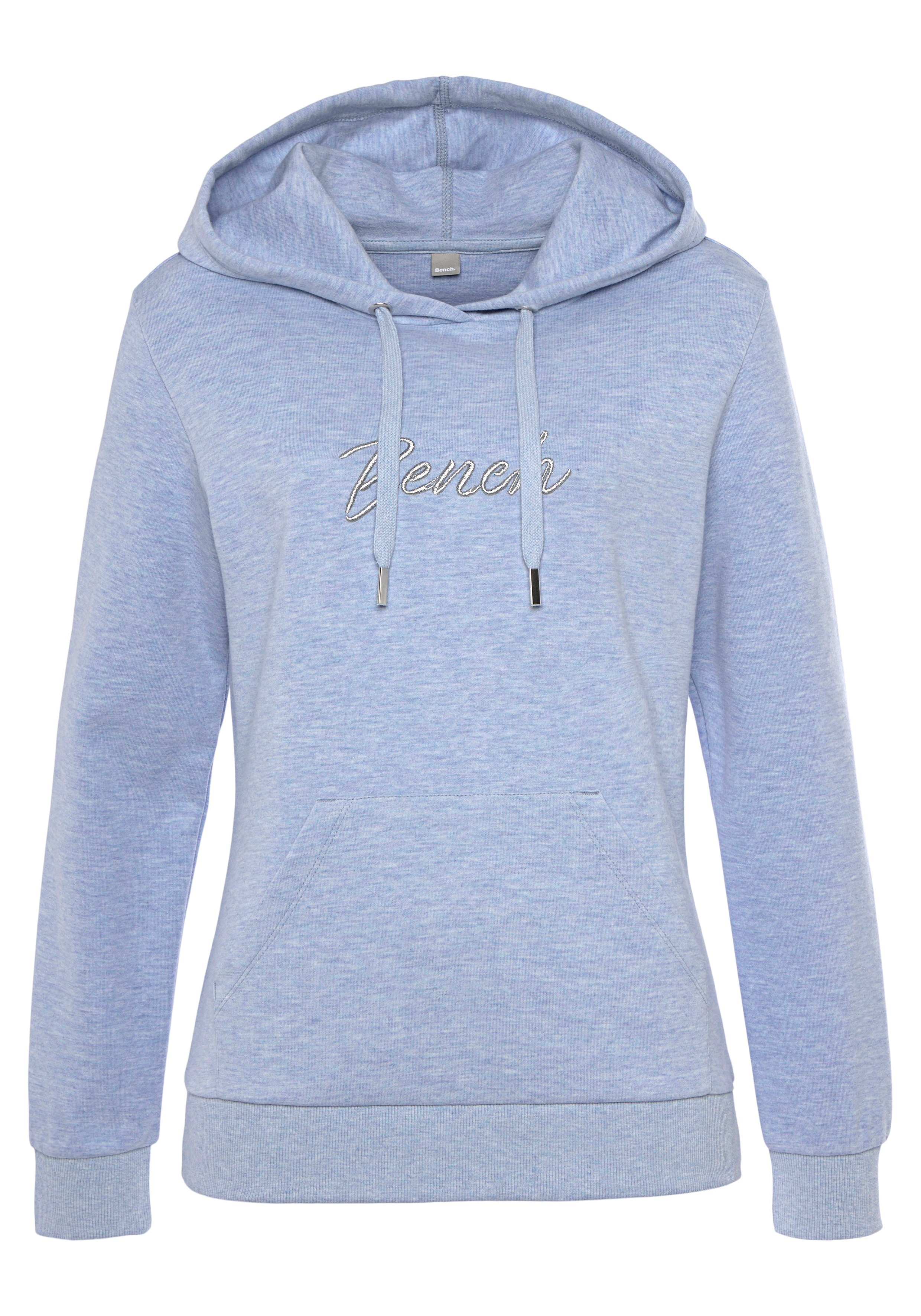 Bench. Loungewear Hoodie -lounge hoodie- met glanzende logo-borduurwerk, loungewear, loungepak