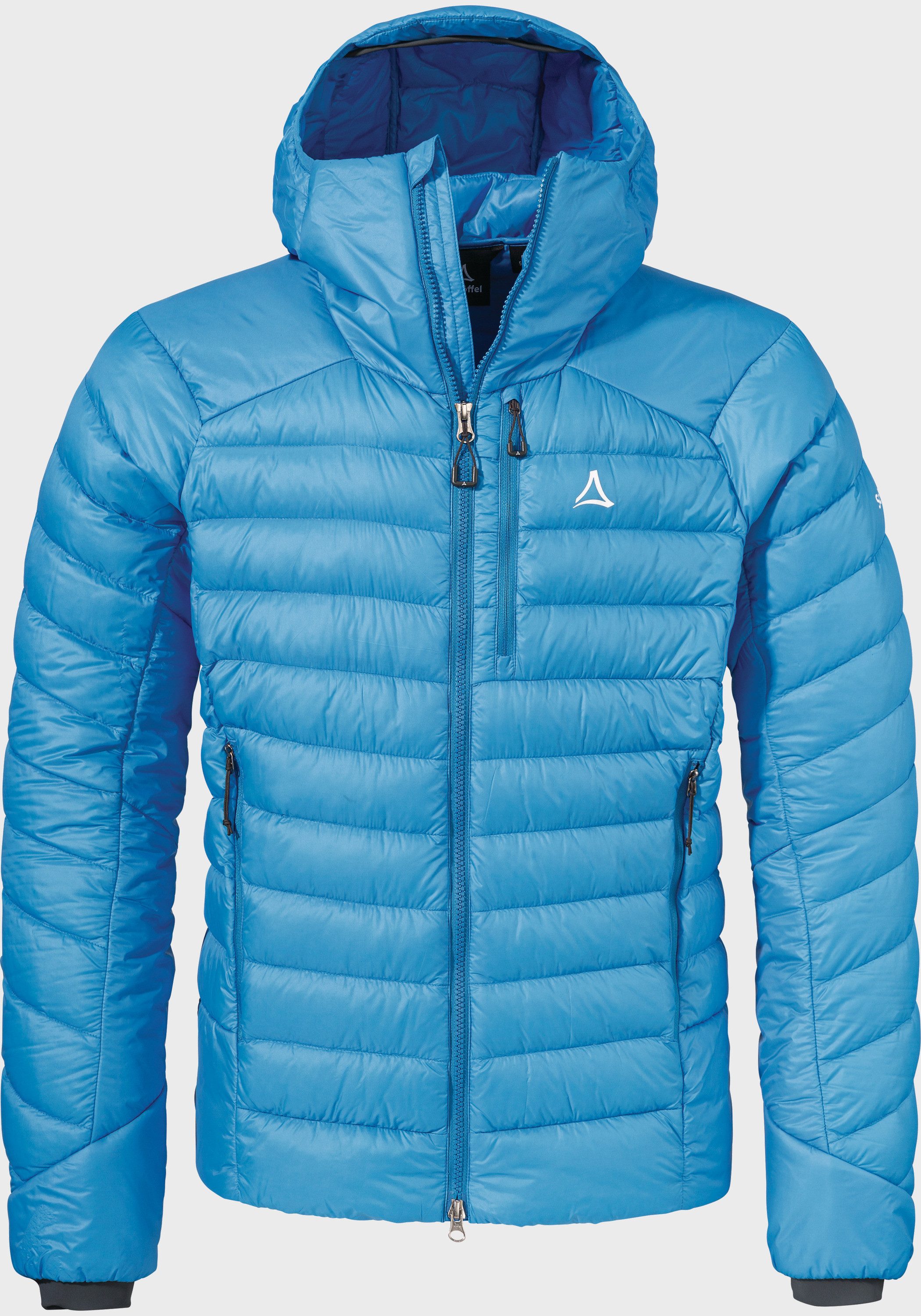 Schöffel Outdoorjack Down Jacket Tschierval M heren jassen maat 50 blauw