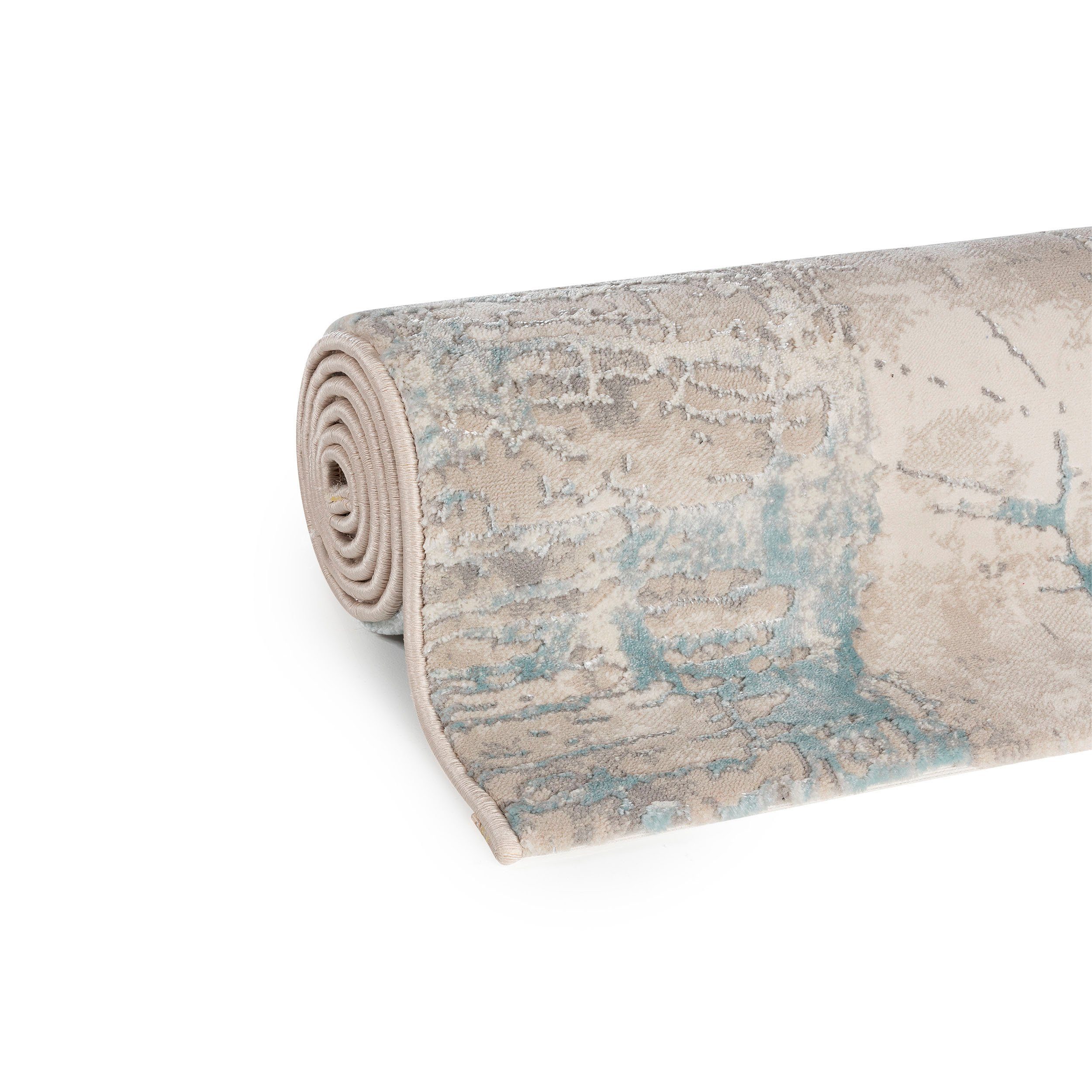 Sehrazat Vloerkleed Amatis 6630 Reliëfstructuur, woonkamer