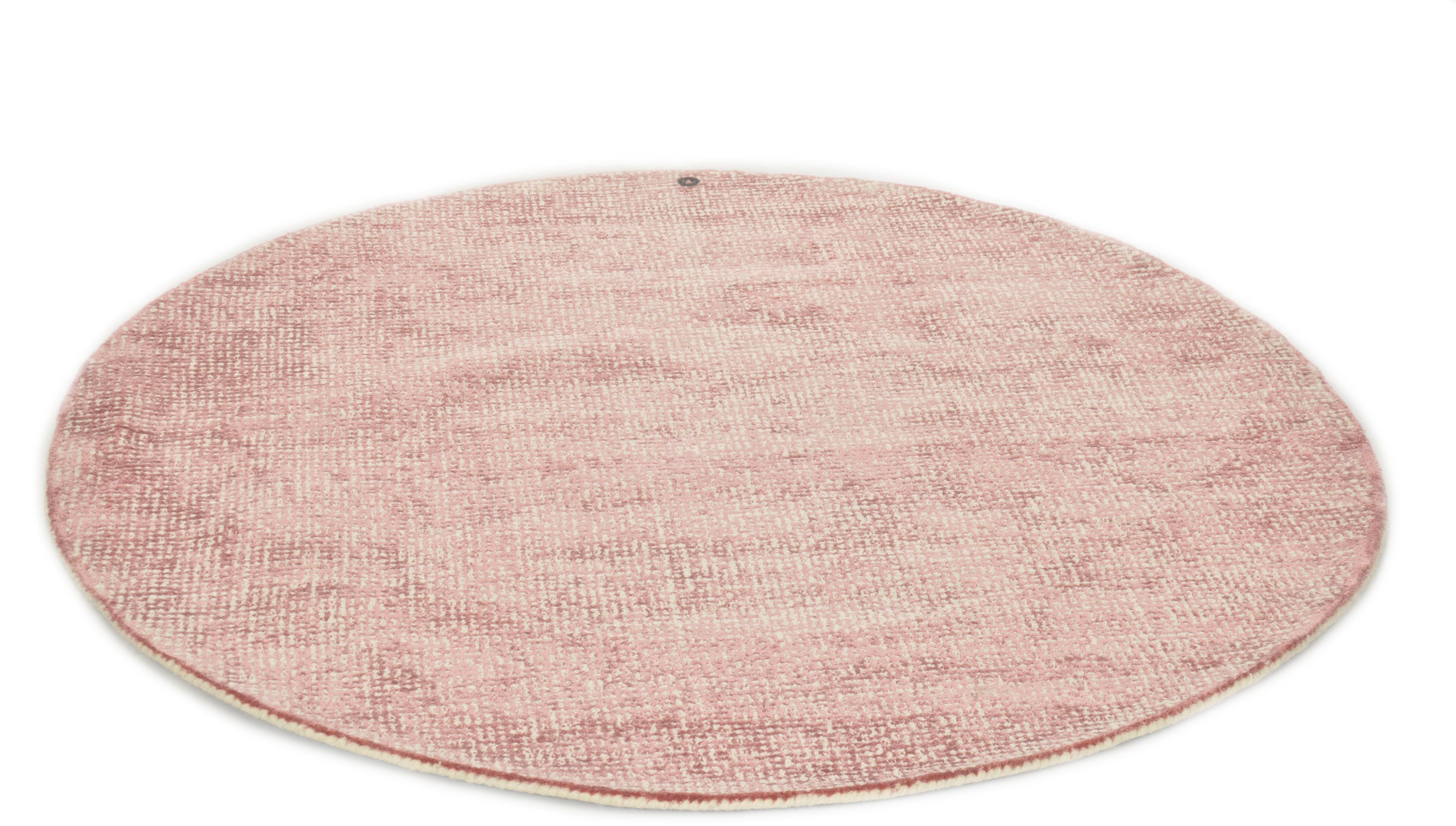 TOM TAILOR HOME Vloerkleed Groove modern design, chic kleurenspel, ideaal in de woonkamer & slaapkamer moderne vloerkleden maat 9 (Ø 140 cm) roze