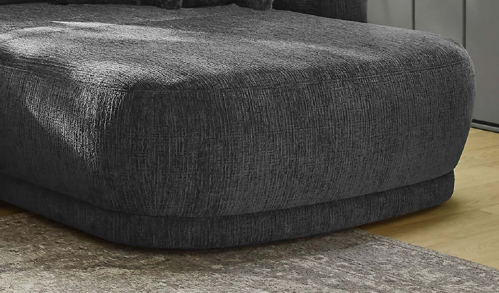 Jockenhöfer Gruppe Hoekbank Lagune L-model met binnenveringsinterieur in een zachte, aantrekkelijke look, kan links/rechts worden gemonteerd