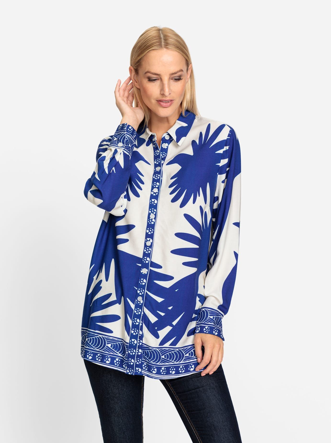 heine Gedessineerde blouse