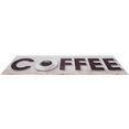 andiamo keukenloper koffie inloopmat van vinyl, nat afneembaar, antislip, met een opschrift, afm. 50x150 cm, keuken bruin