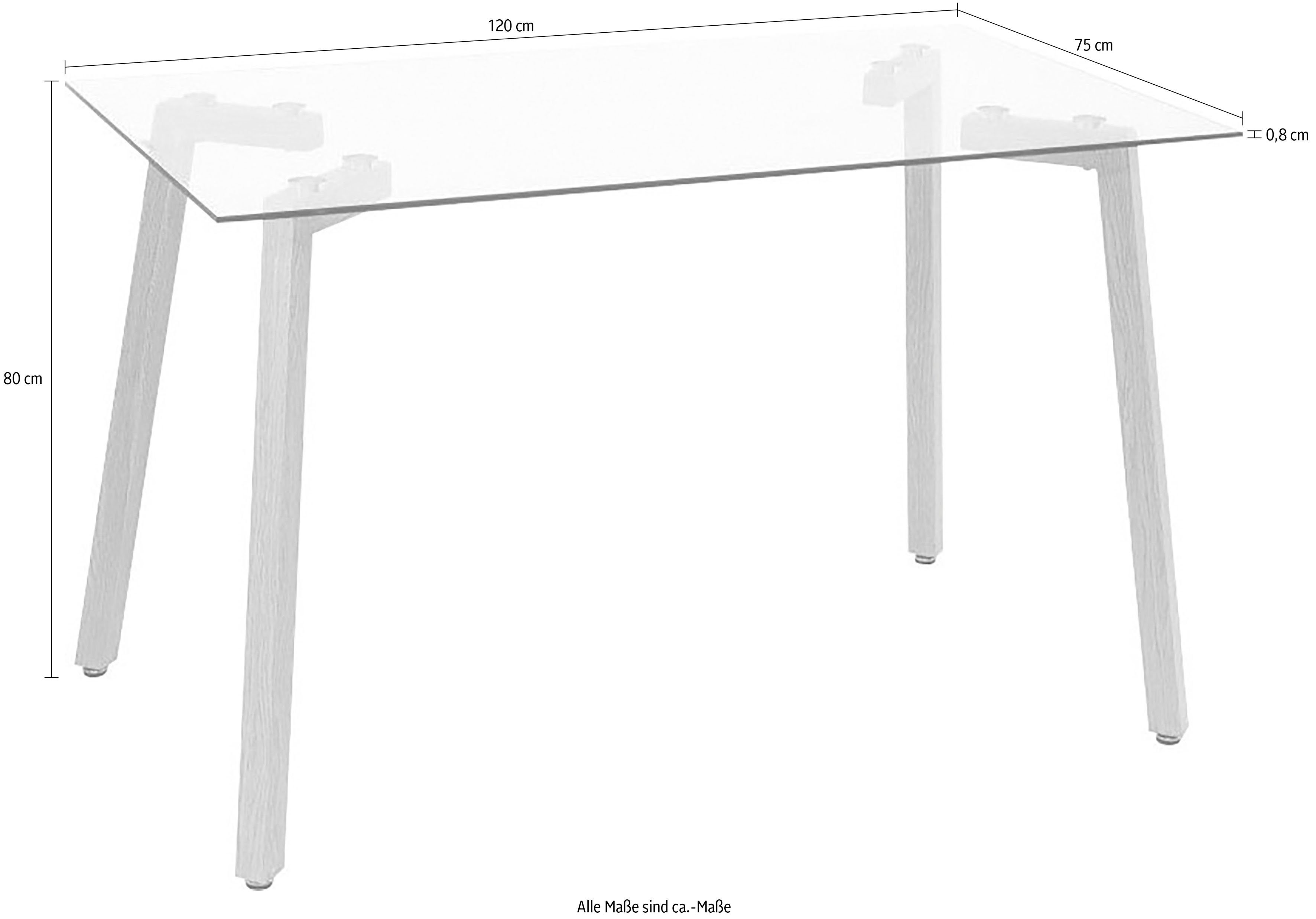 Paroli Eettafel Breedte 120 of 140 cm