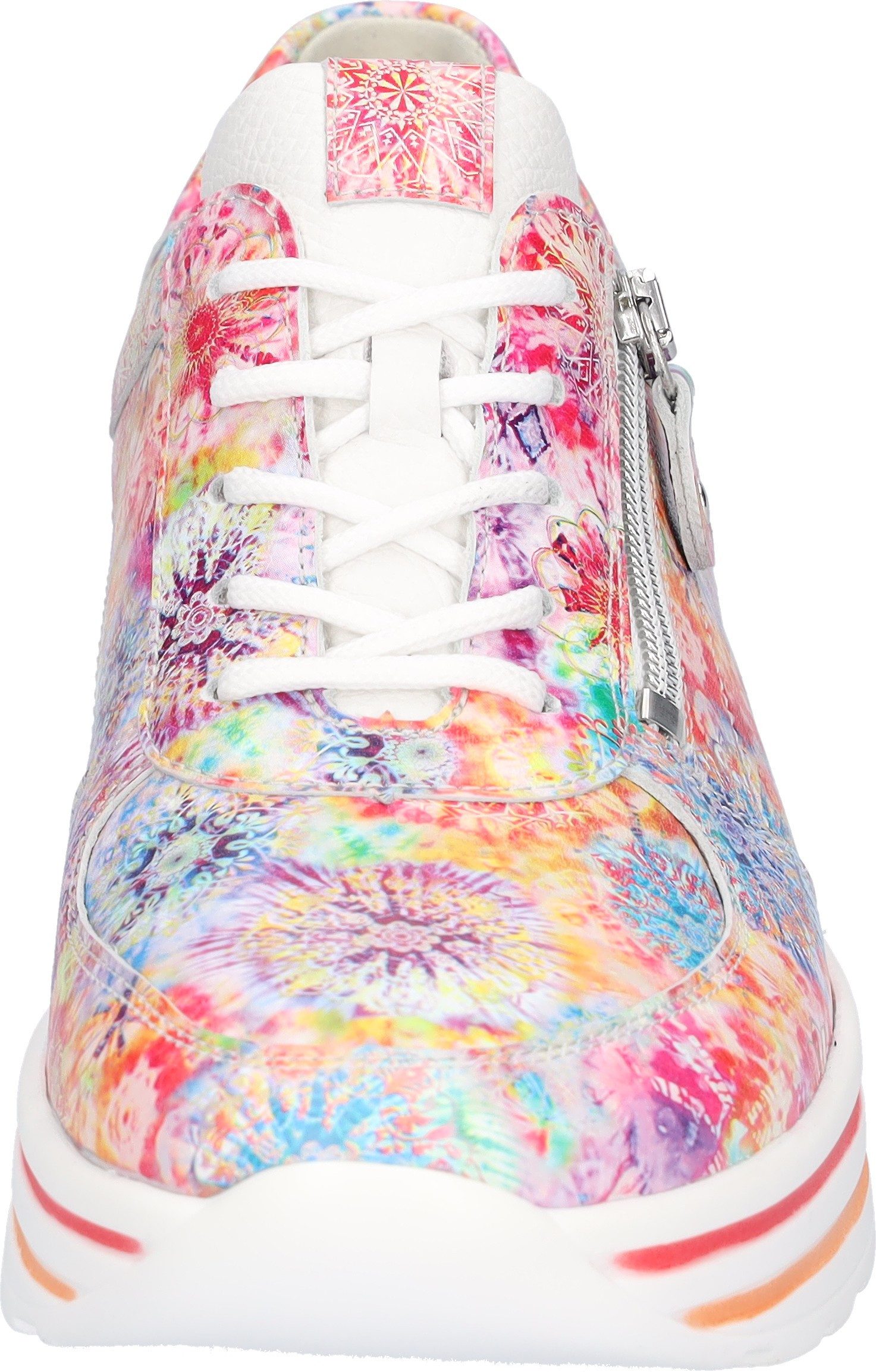 Waldläufer Plateausneakers H-Lana , veterschoenen, lage schoen, comfort schoen, rits, h-breedte