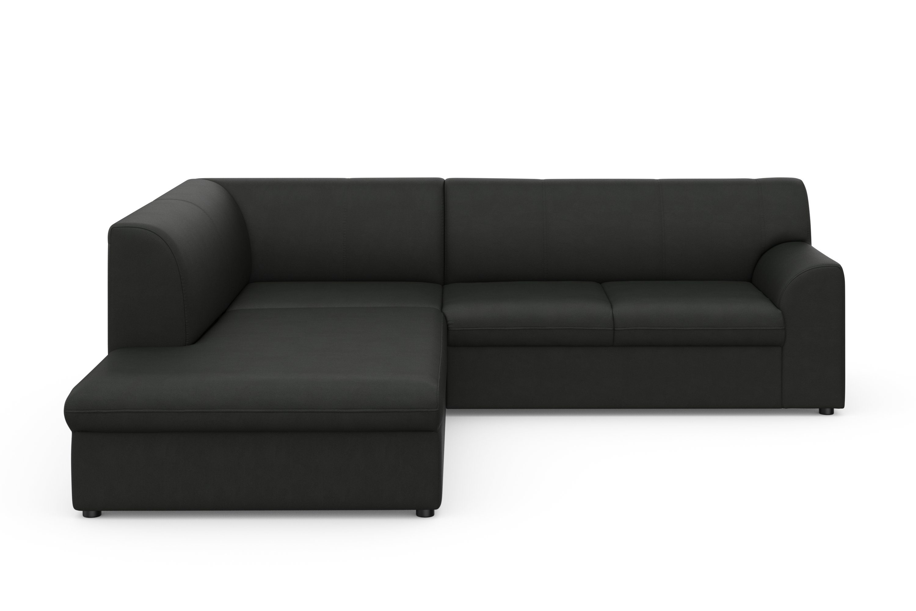 DOMO collection Hoekbank Topper L-vorm met ottomane, naar keuze met slaapfunctie