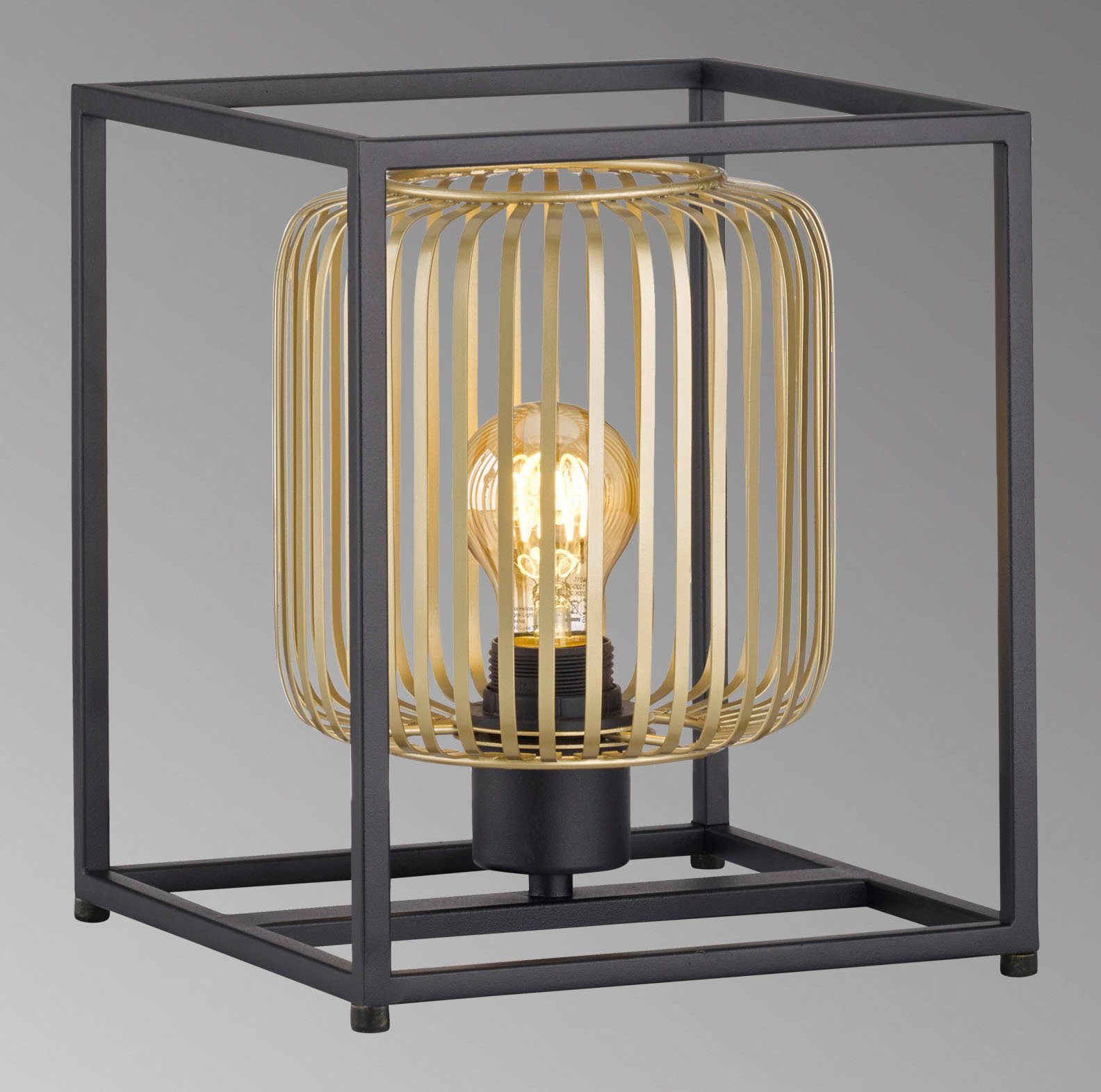 Honsel Leuchten Tafellamp CAYDO Moderne, zandzwarte lamp - geeft je ruimte iets extravagants (1 stuk)