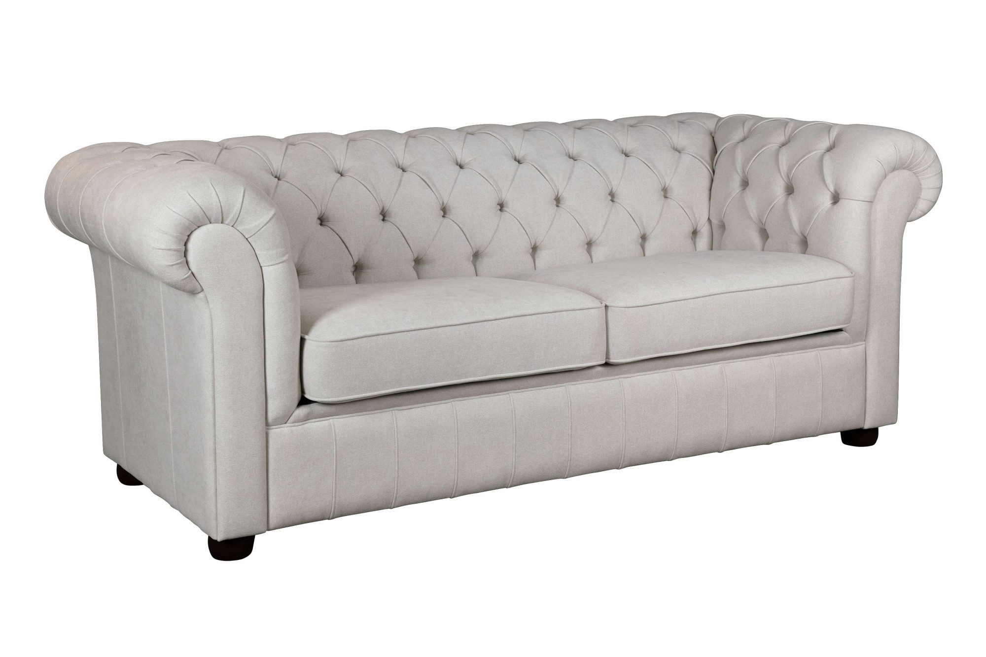 Home affaire 3-zitsbank CHARENTE, optionele slaapbank, Chesterfield-sofa, bedfunctie met edele knoopbevestiging en typische armleuningen, b/d/h 198/89/74 cm