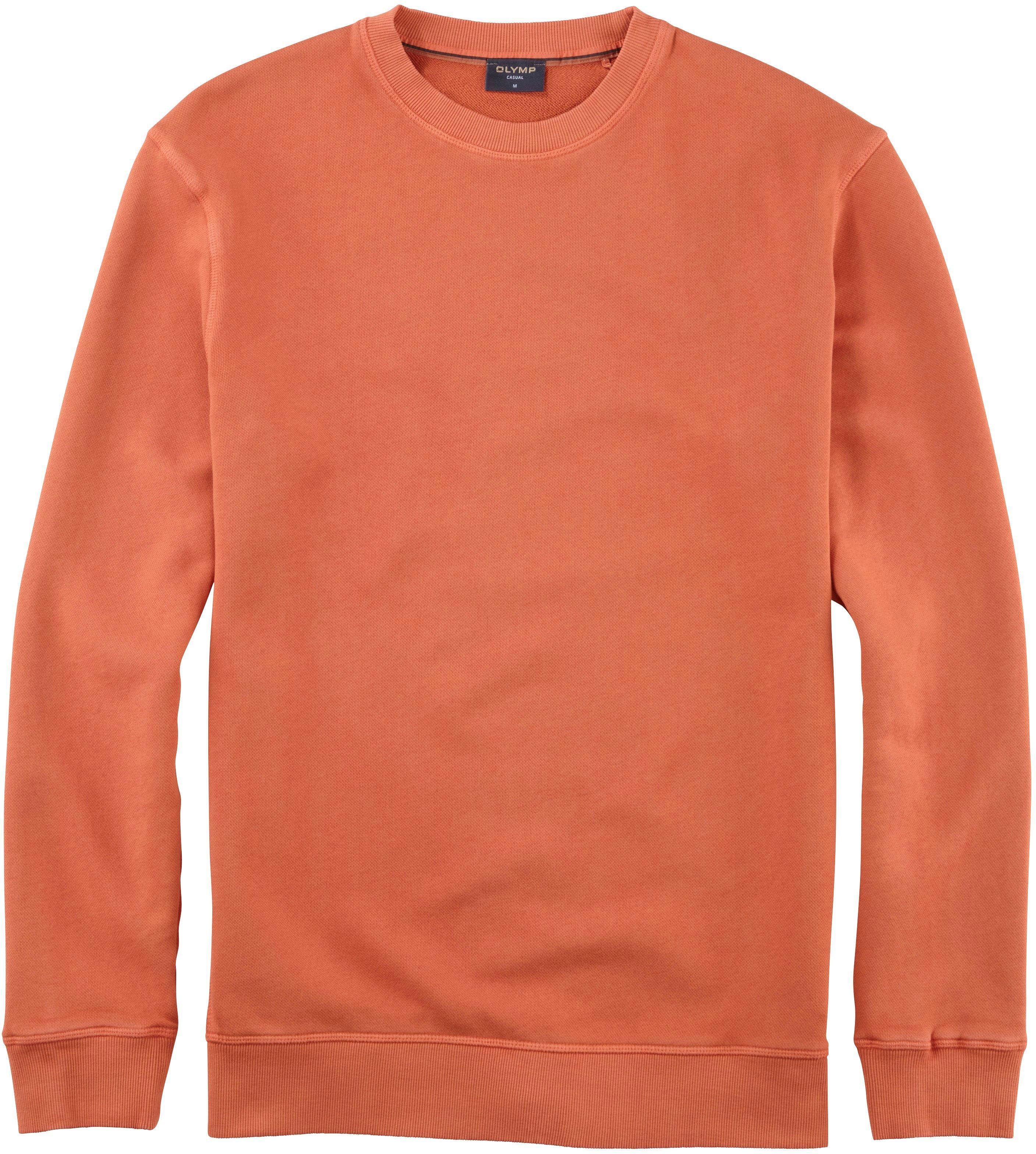 OLYMP Sweatshirt Casual heren sweaters maat S rood