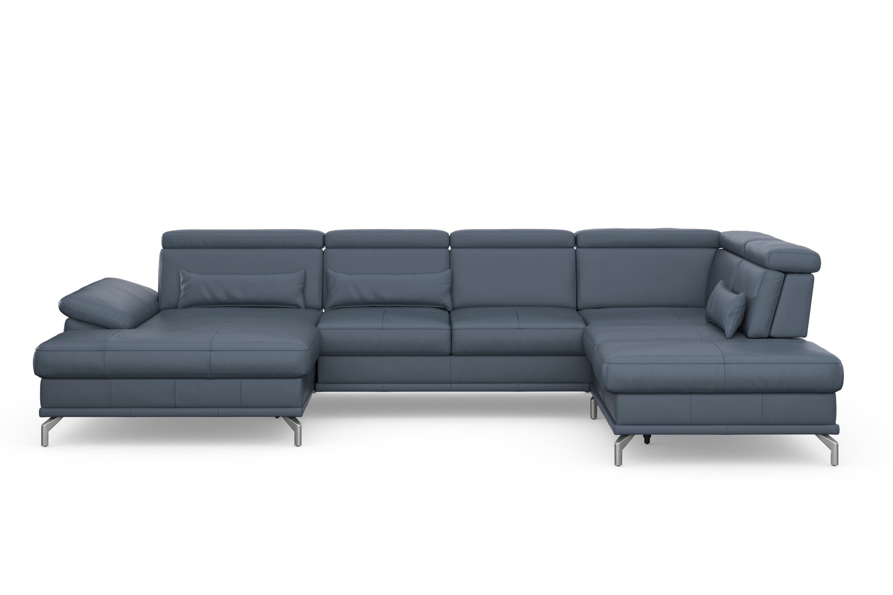 sit&more Zithoek Cabrio U-vorm, met zitdiepteverstelling, arm- en hoofdsteunverstelling