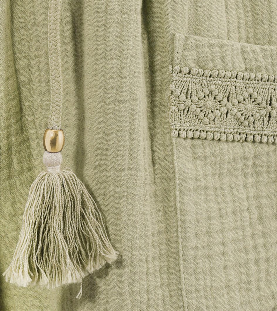 Aniston CASUAL Short versierd met haakapplicaties - nieuwe collectie