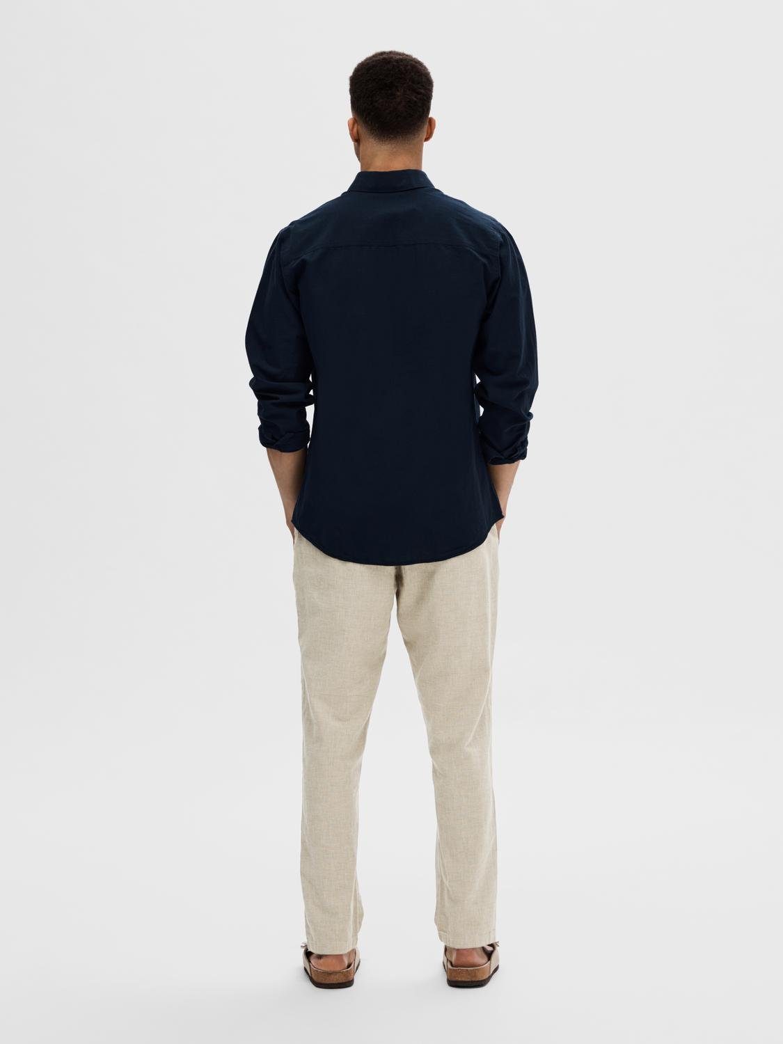 SELECTED HOMME Linnen overhemd NEW-LINEN SHIRT