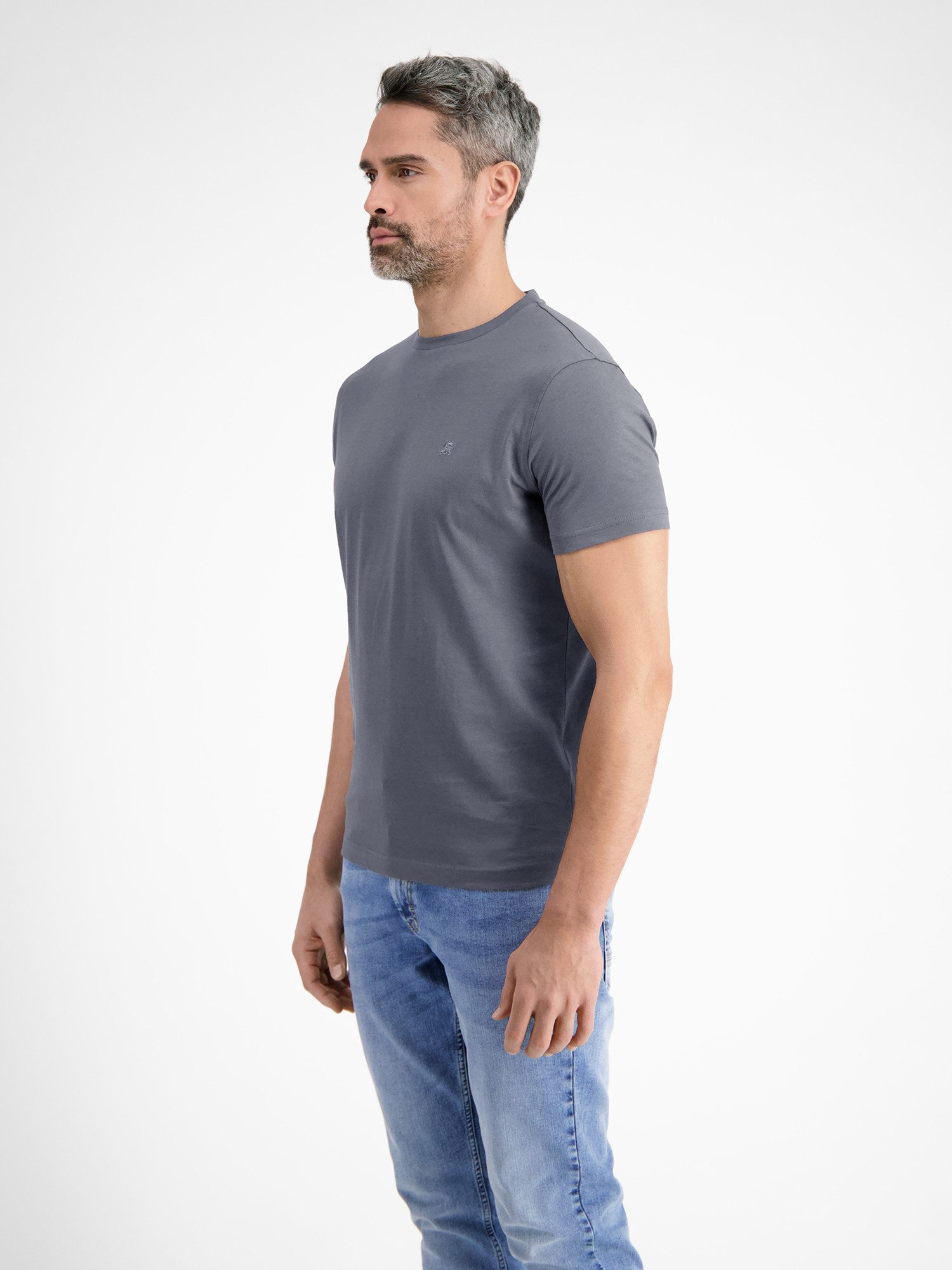 Lerros T-shirt LERROS klassiek ronde hals T-shirt
