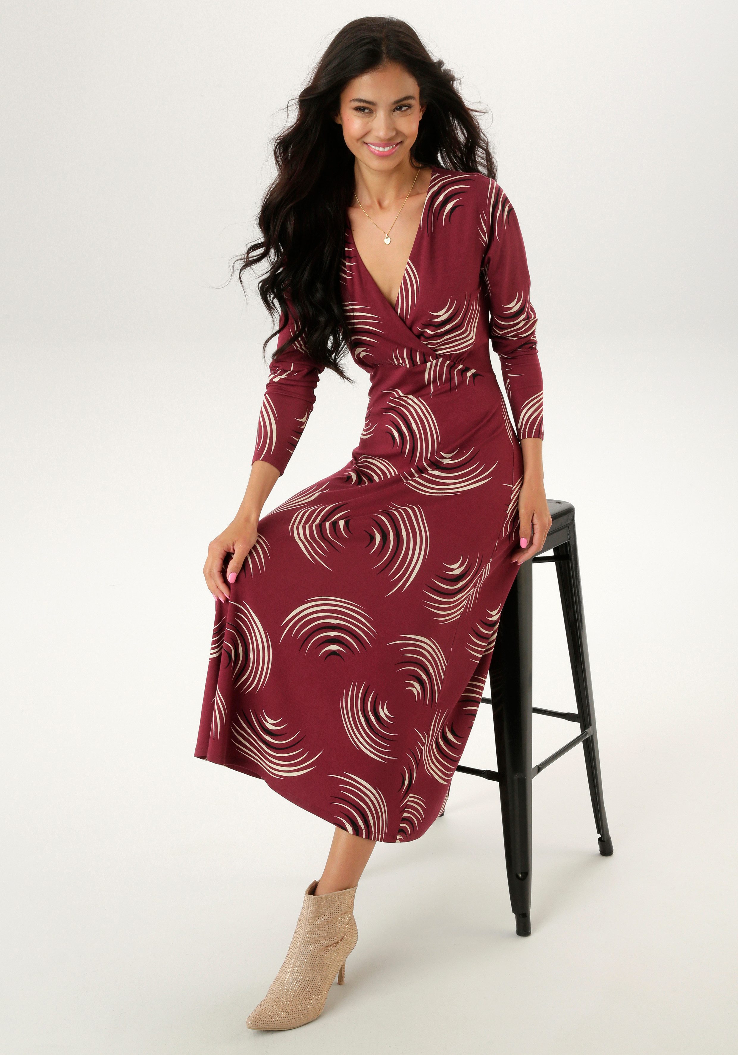Aniston SELECTED Maxi-jurk