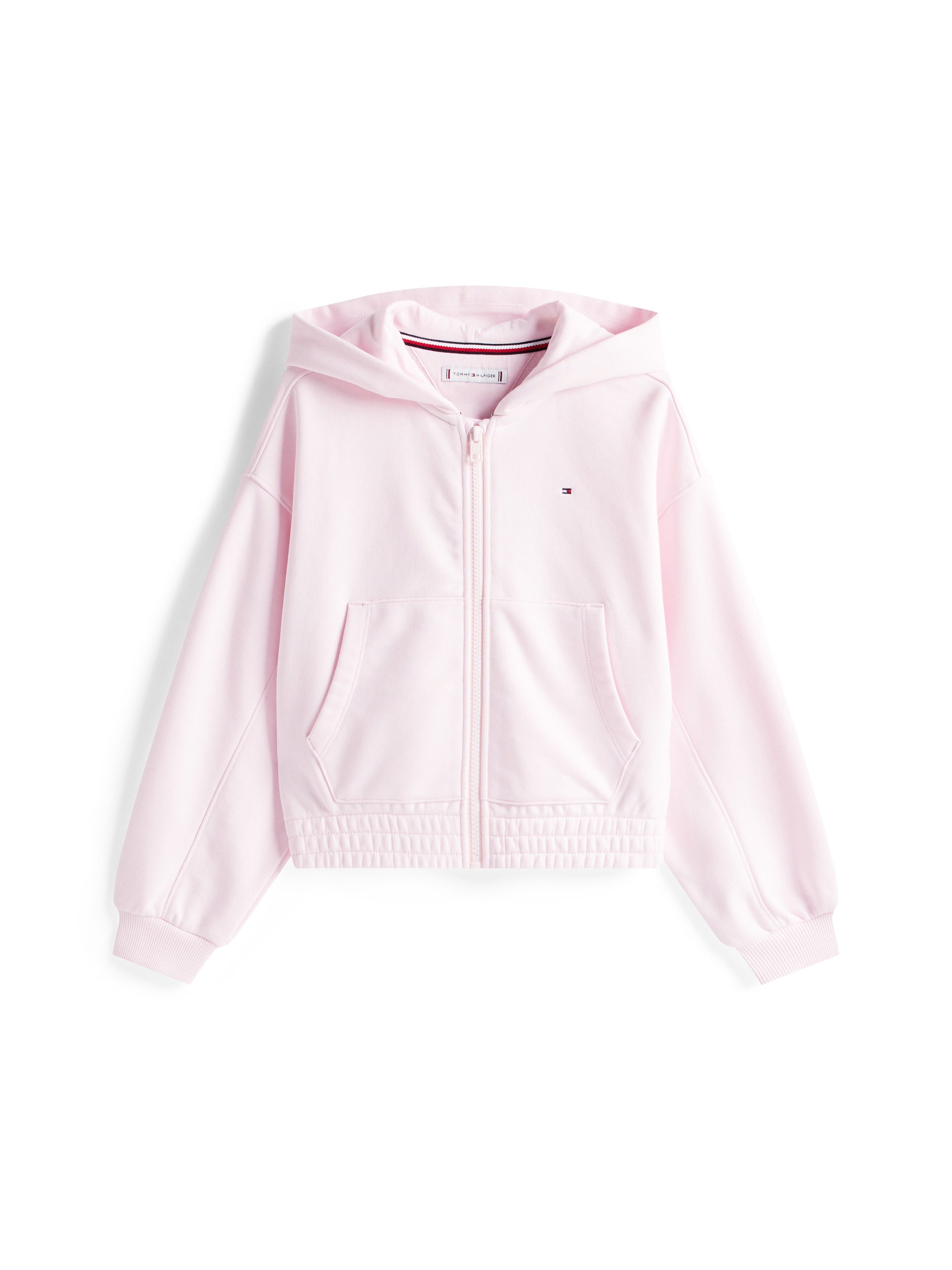 Tommy Hilfiger Capuchonsweatvest TOMMY PUFF PRINT ZIP THRU HOODIE voor kinderen tot 16 jaar, print op de capuchon