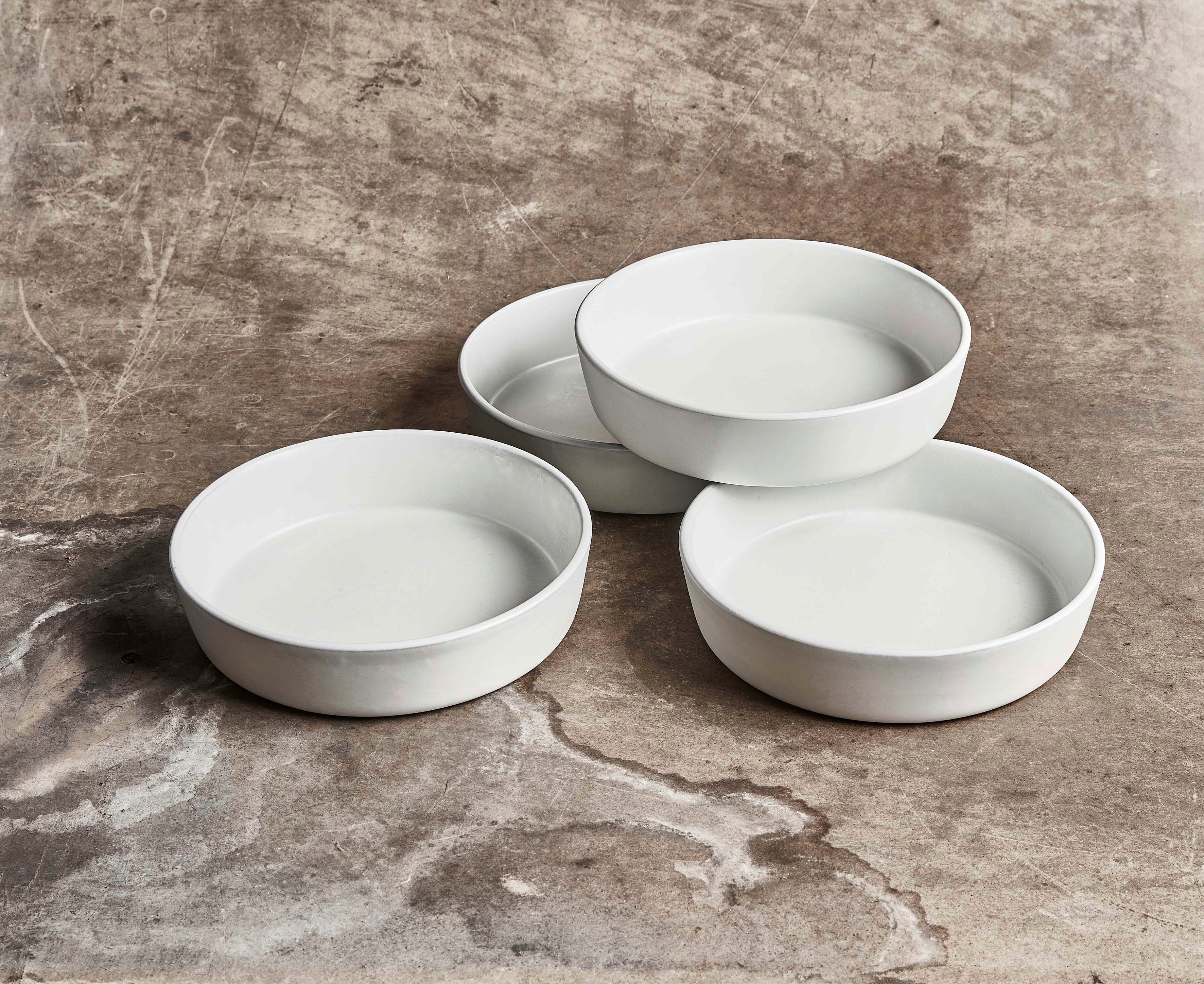 aida RAW Diep bord Raw Aardewerk, Ø 19 cm (set, 6 stuks)